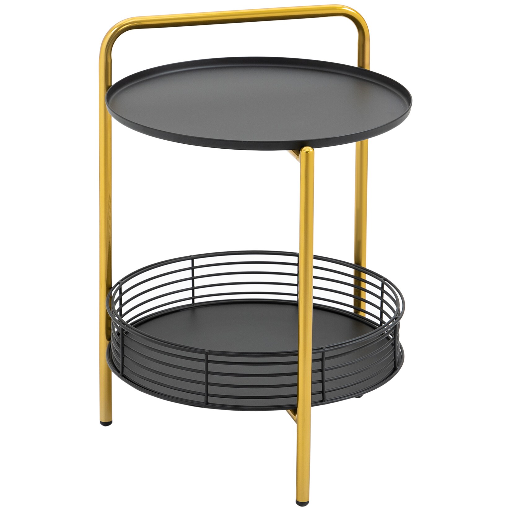 HOMCOM Beistelltisch Stahl | 04251774962940