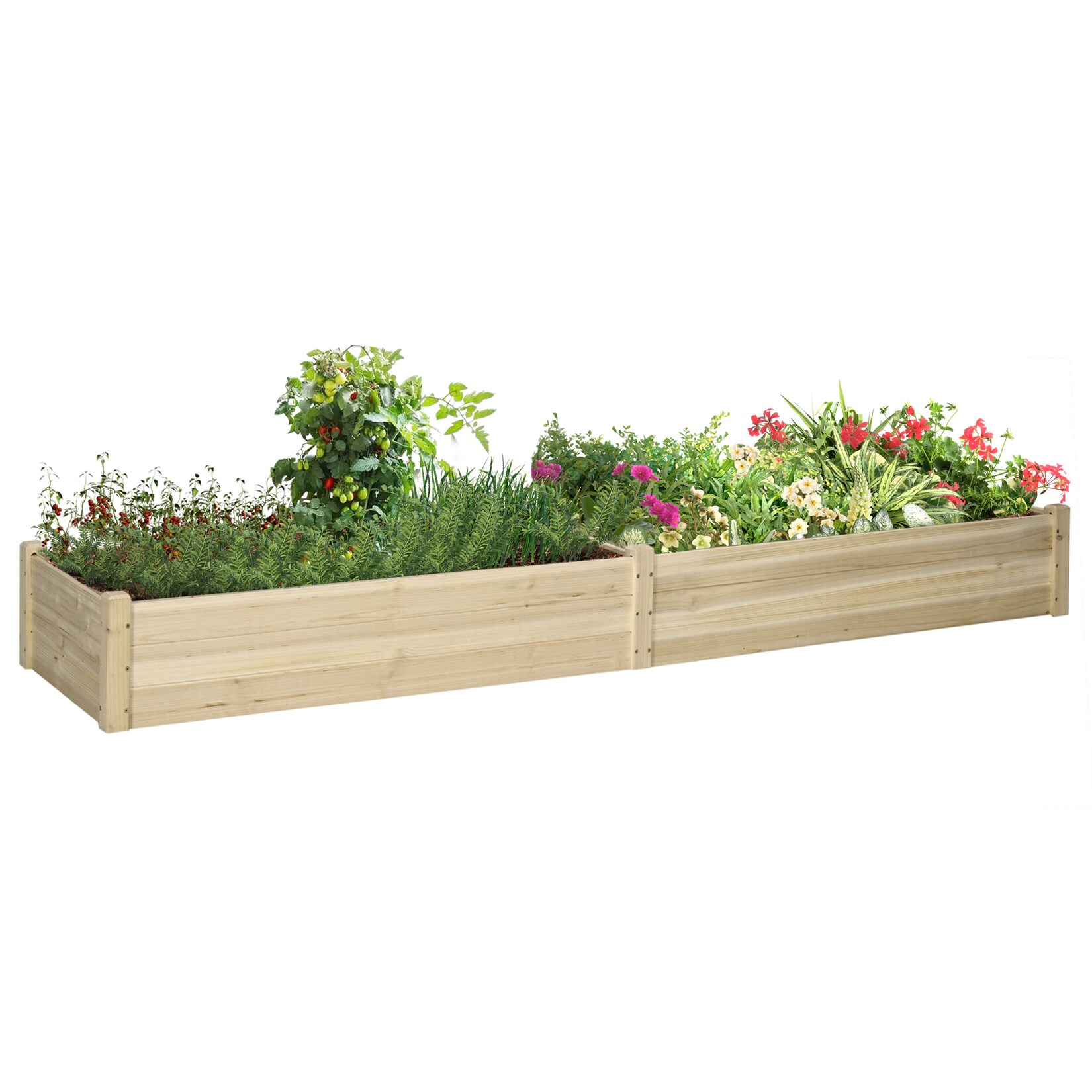 Outsunny Blumenkasten Tannenholz | 04255633515490