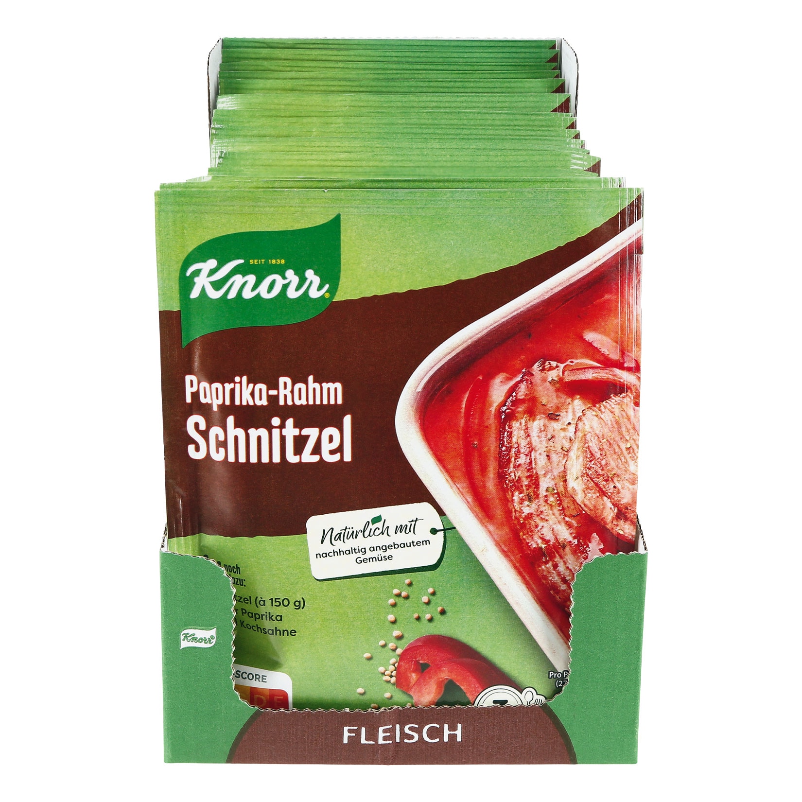 Knorr Fix Paprika-Rahm Schnitzel 43g, 21er Pack - Bild 1