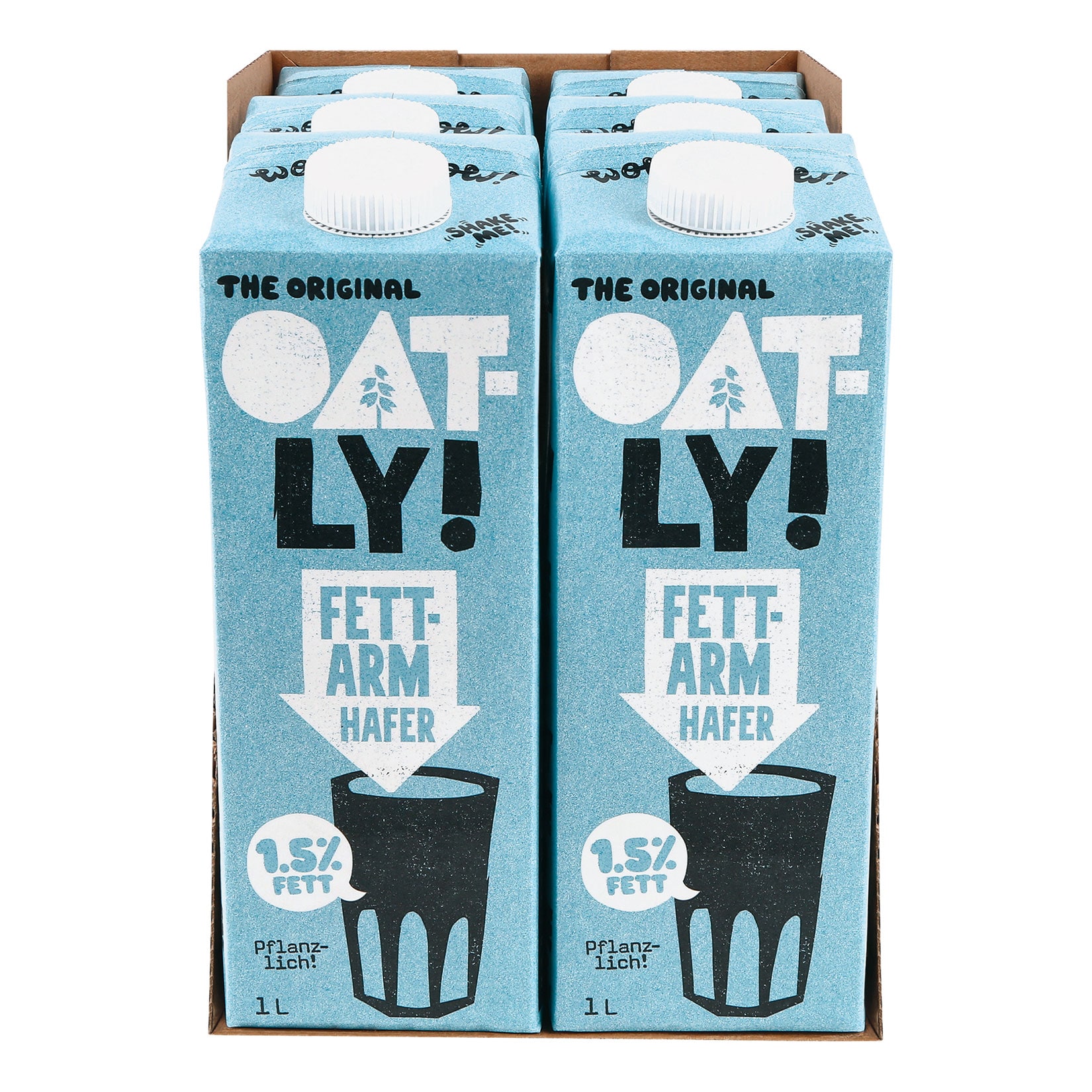 Oatly Haferdrink Fettarm 1,5% 1 Liter, 6er Pack - Bild 1