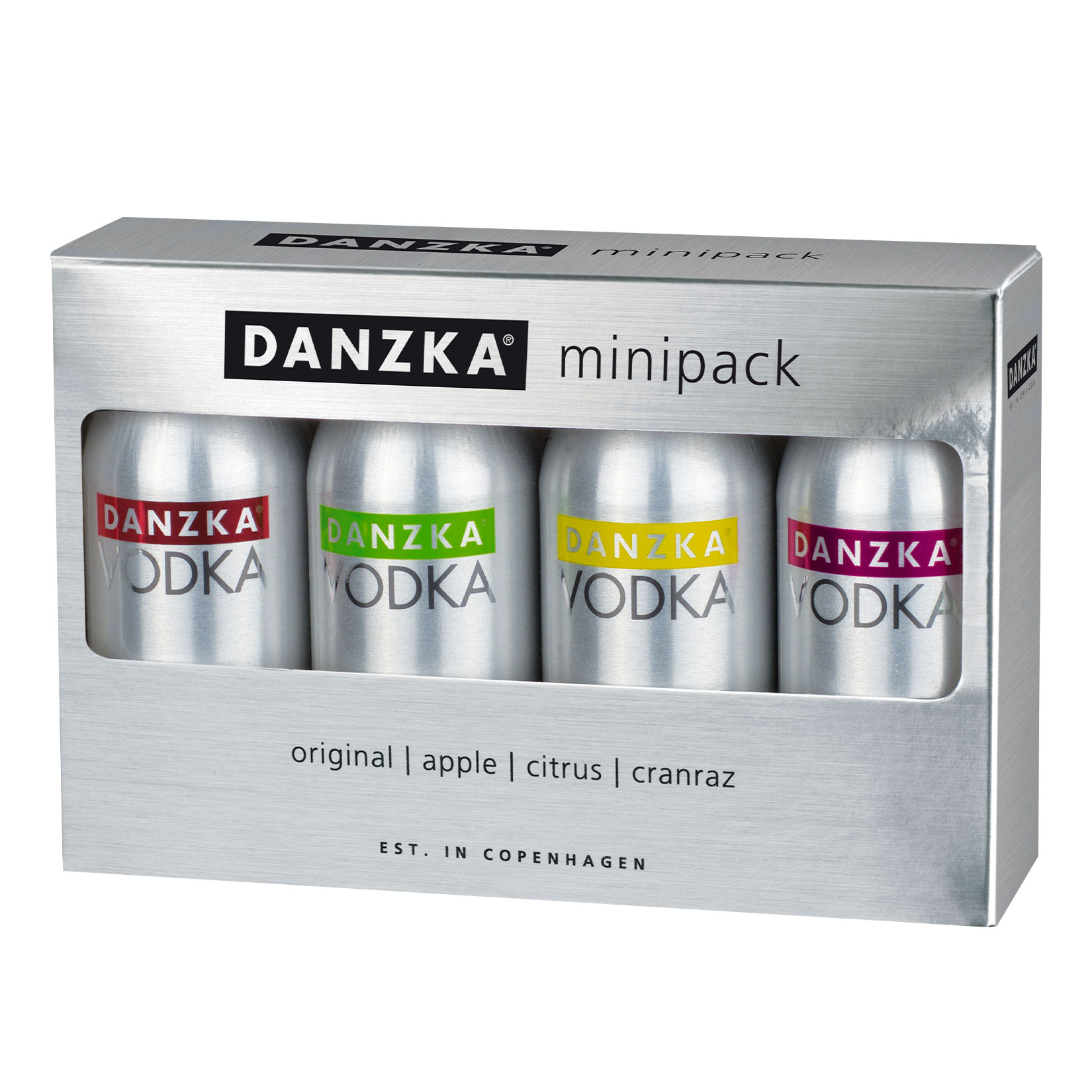 Danzka Vodka Minipack 40,0 % vol 4 x 0,05 Liter - Bild 1