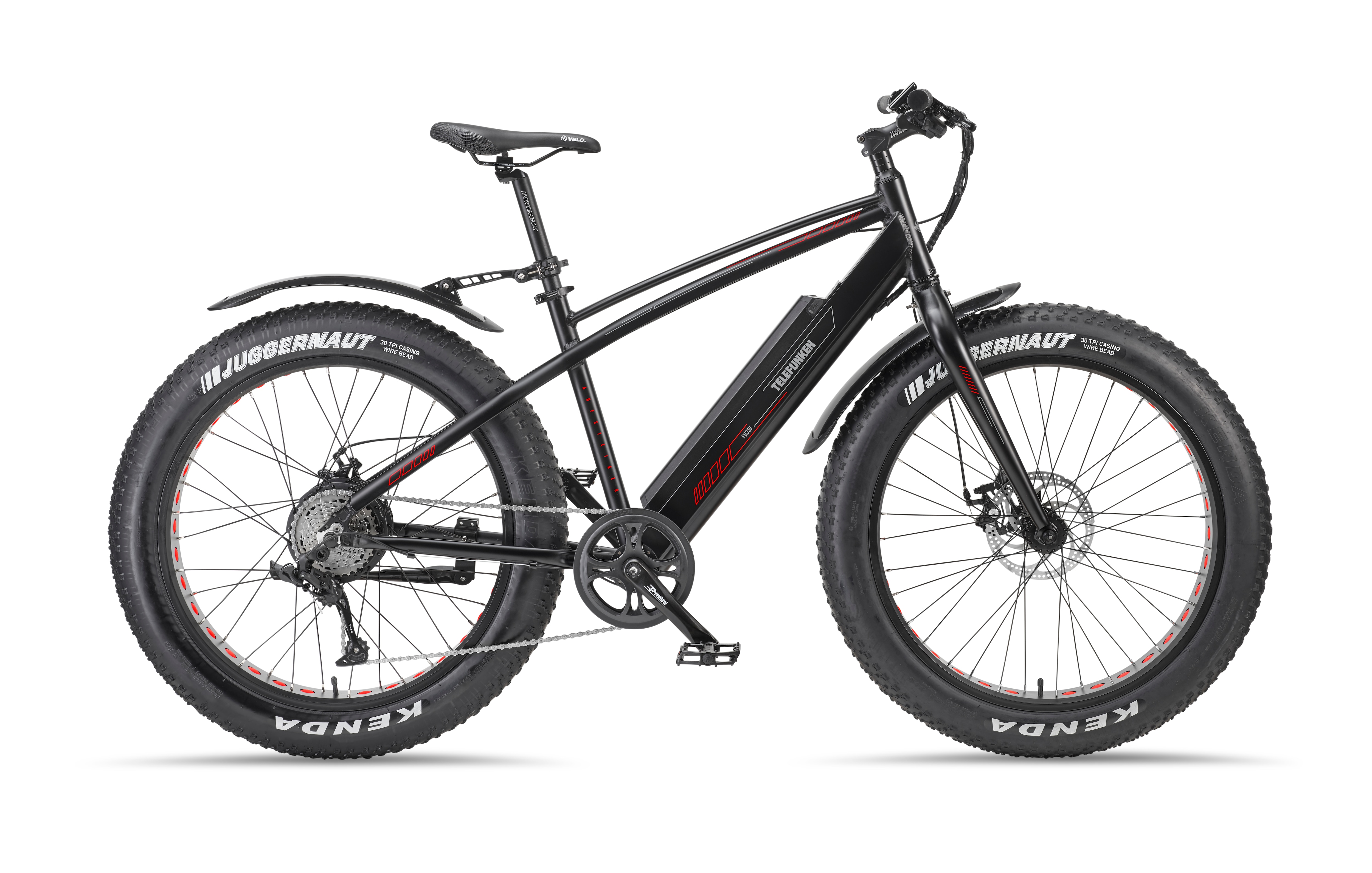TELEFUNKEN FM350 26" FATBIKE SCHWARZ - Bild 1
