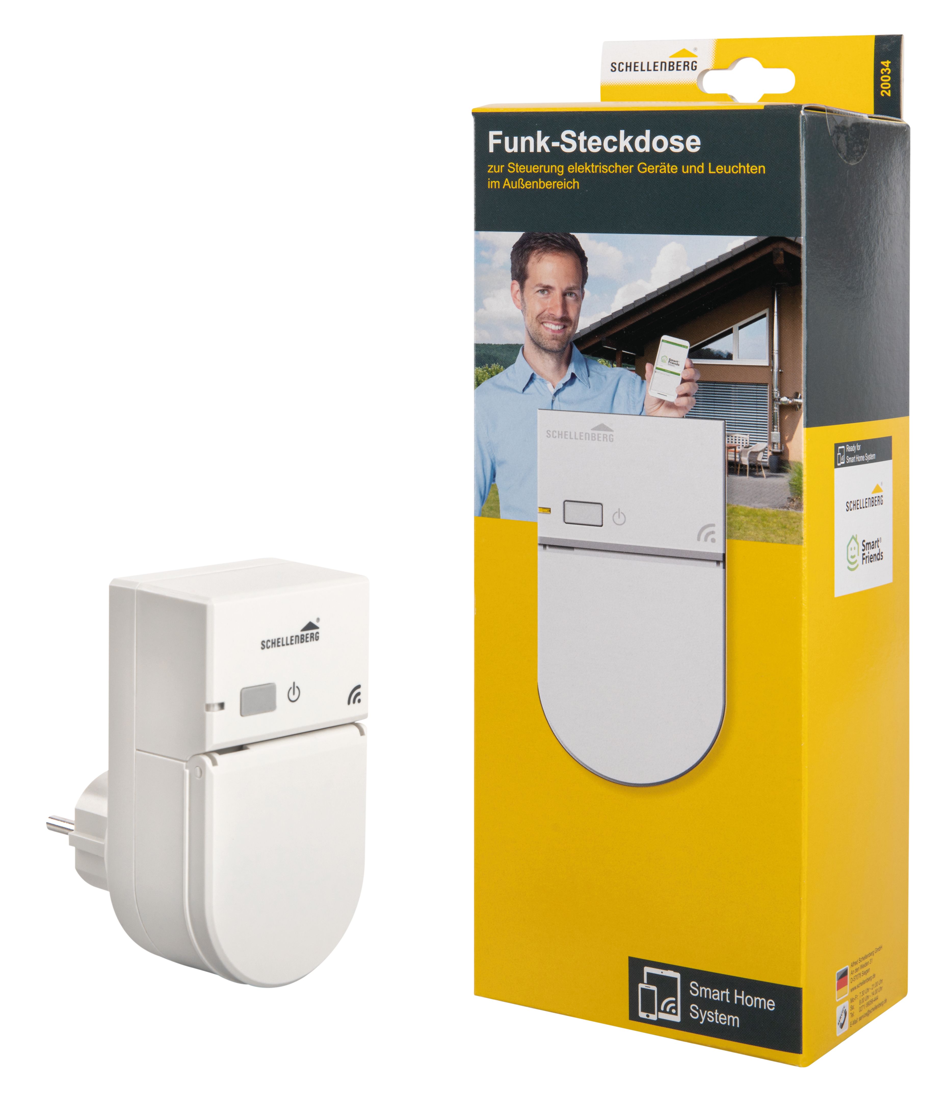 Schellenberg Funksteckdose f&uuml;r au&szlig;en - Bild 1