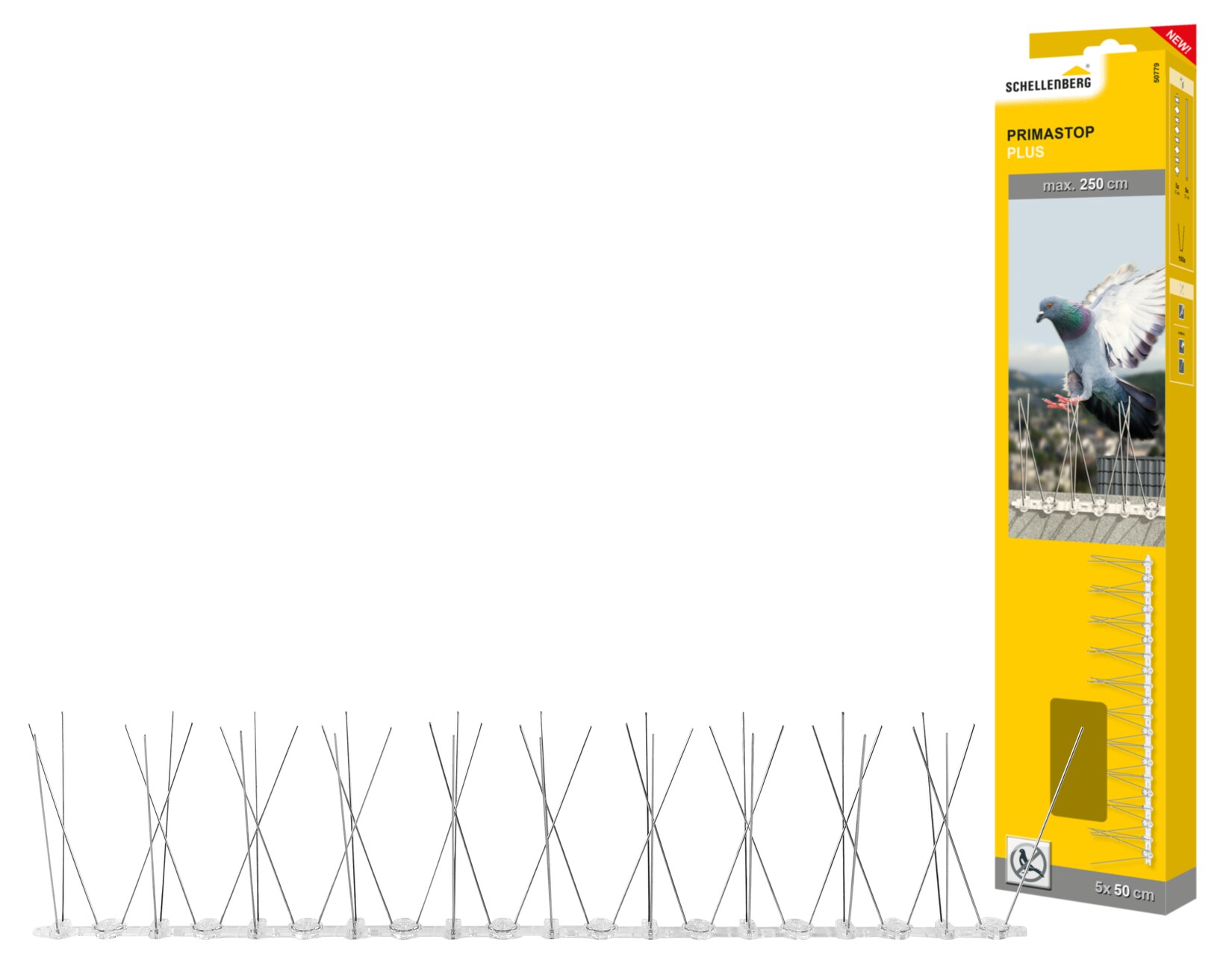 Schellenberg Vogelabwehr-Set PLUS Edelstahl | 04003971507796