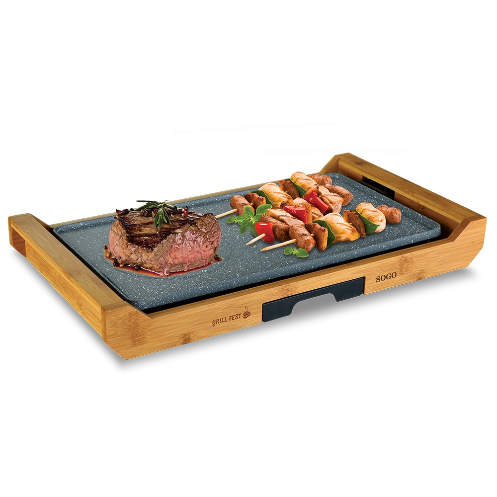 SOGO Elektronischer Grill mit Bambus Tablett - Bild 1