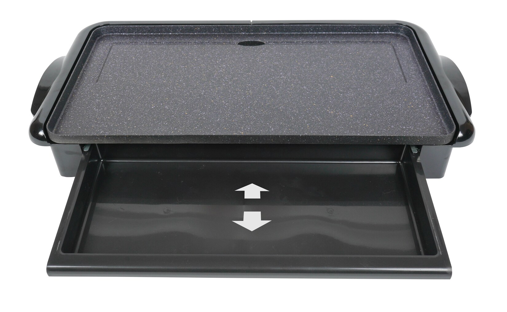 SOGO Elektrischer Tischgrill mit Stone-Finish-Beschichtung – 46x26CM – 2000W | 08425490134899