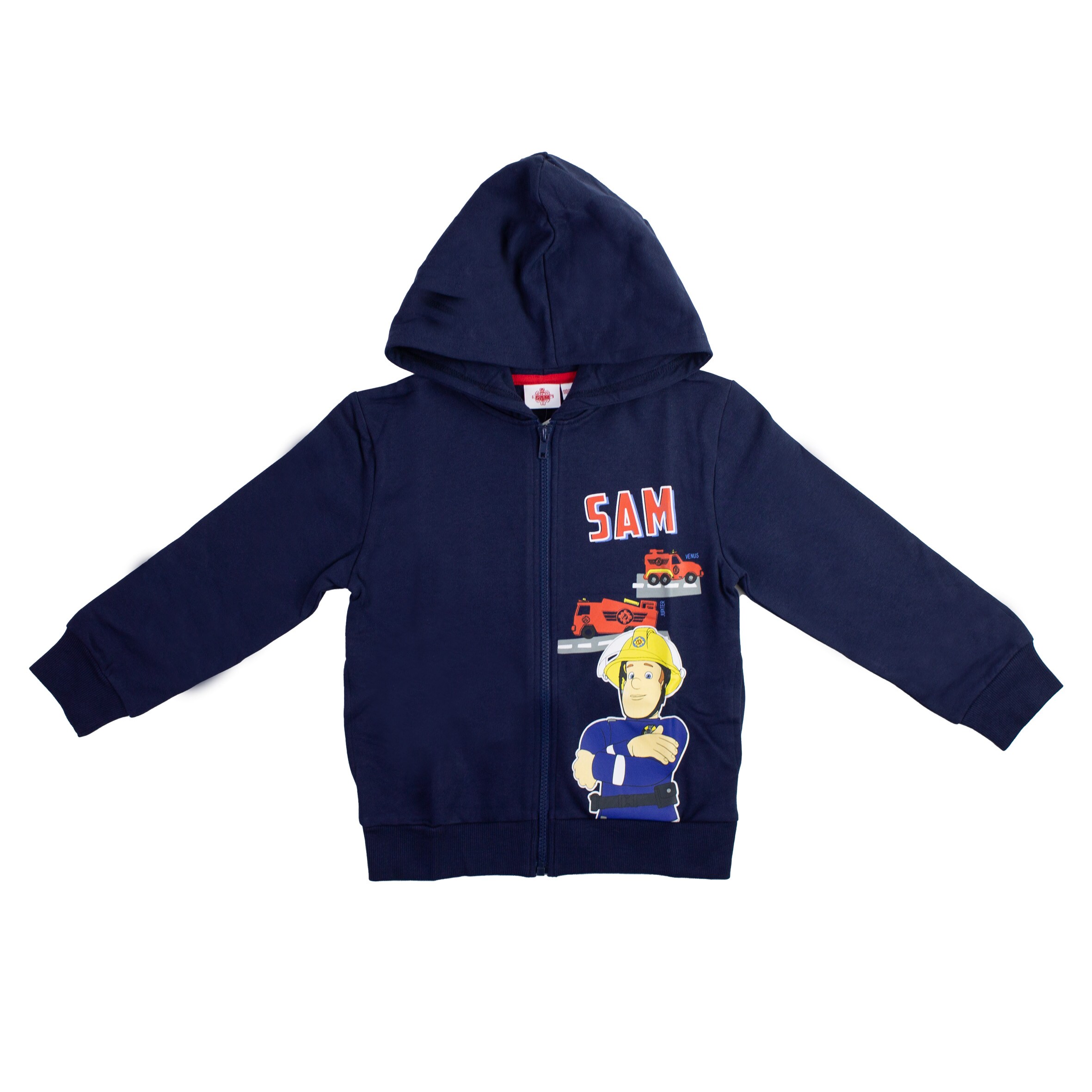 Kinder Sweatjacke Feuerwehrmann Sam Gr. 98/104 - Bild 1