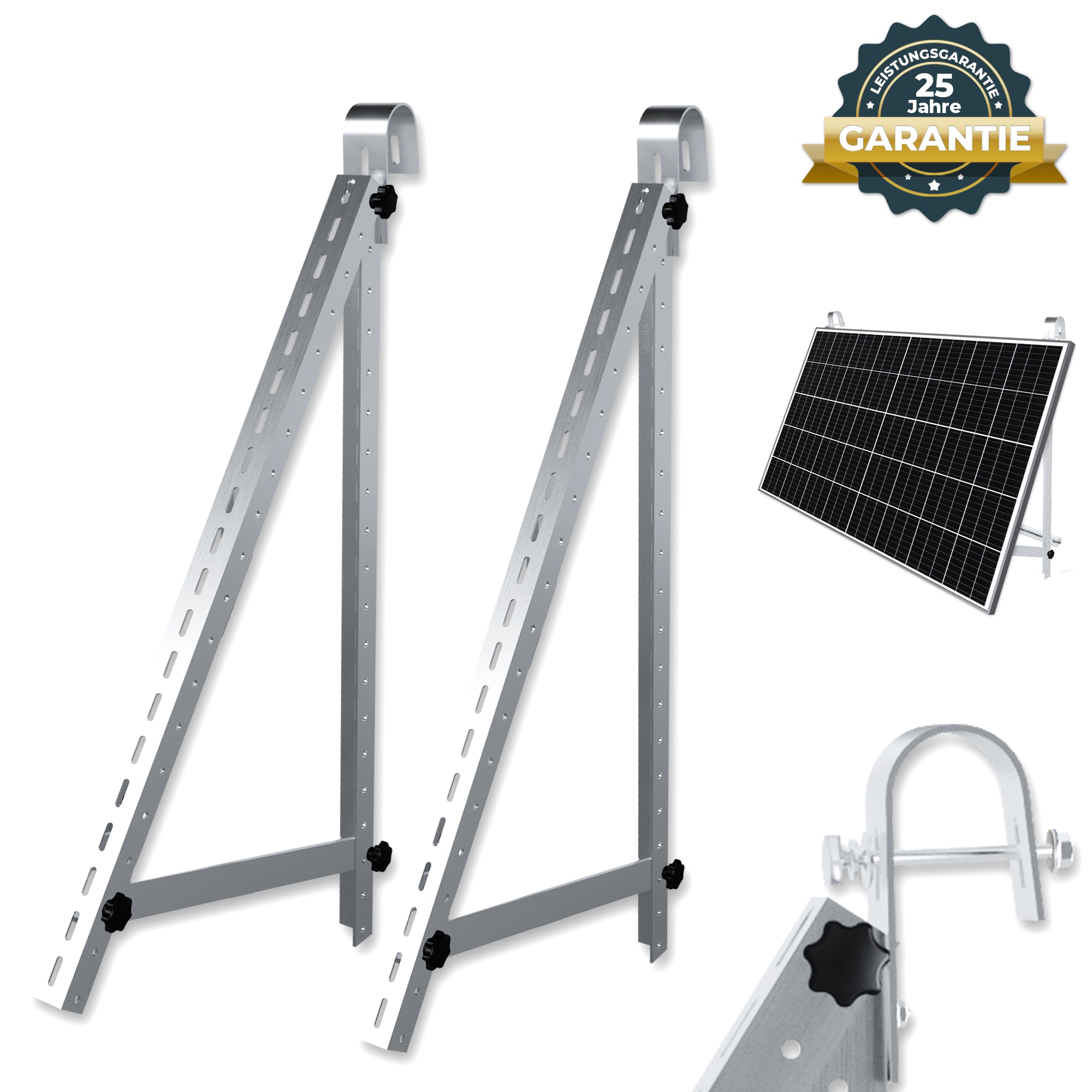 Balkon- Haken Montagehalterung Set -versch. Ausf&uuml;hrungen - Bild 1