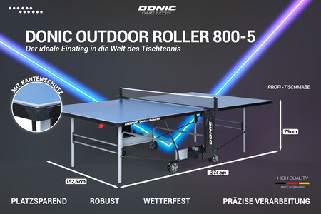 Roller bei kaufen online blau DONIC Outdoor Netto 800-5,