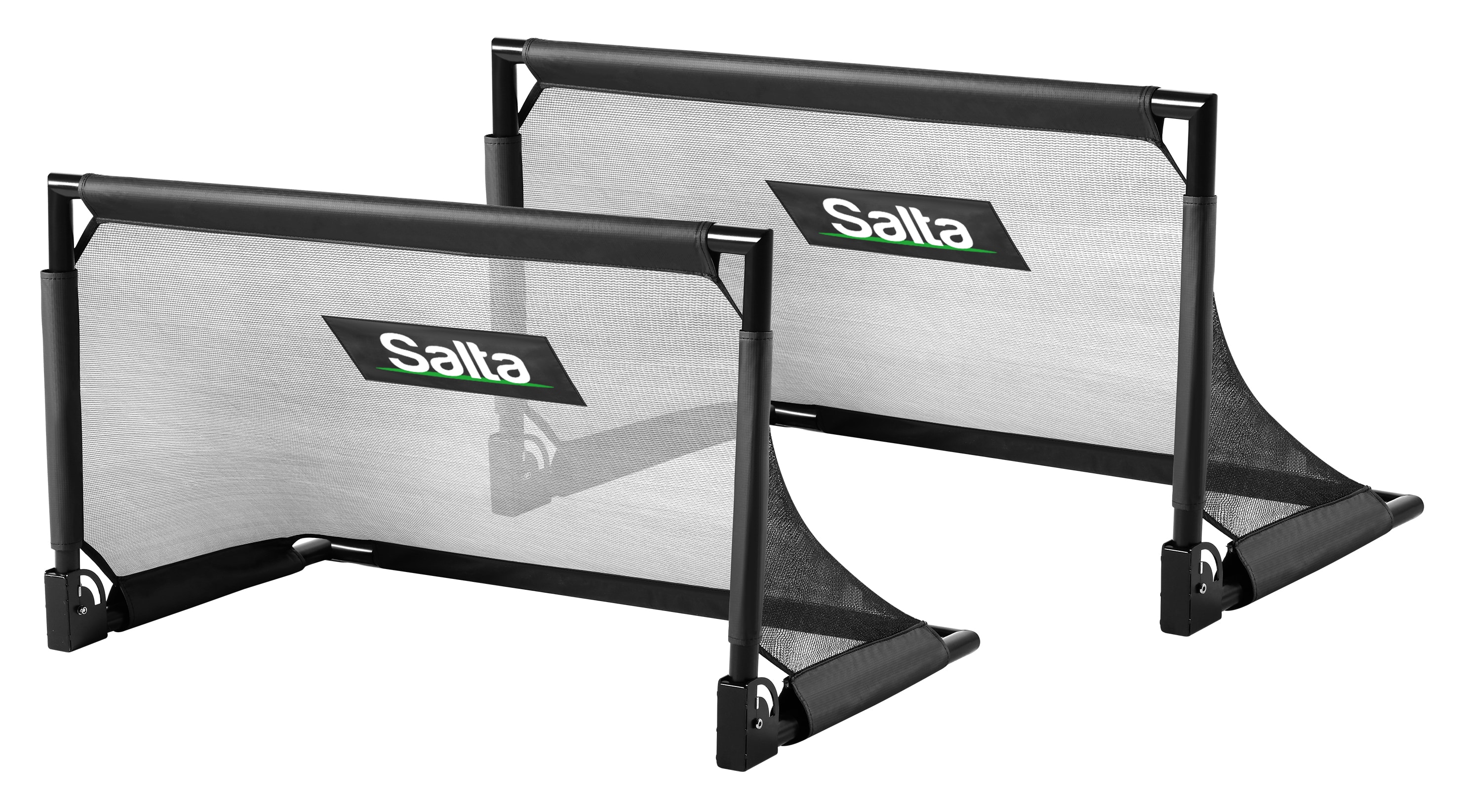 Salta Challenge 100 x 60 x 60 cm zusammenklappbare Fu&szlig;balltore (2 pcs) - Bild 1