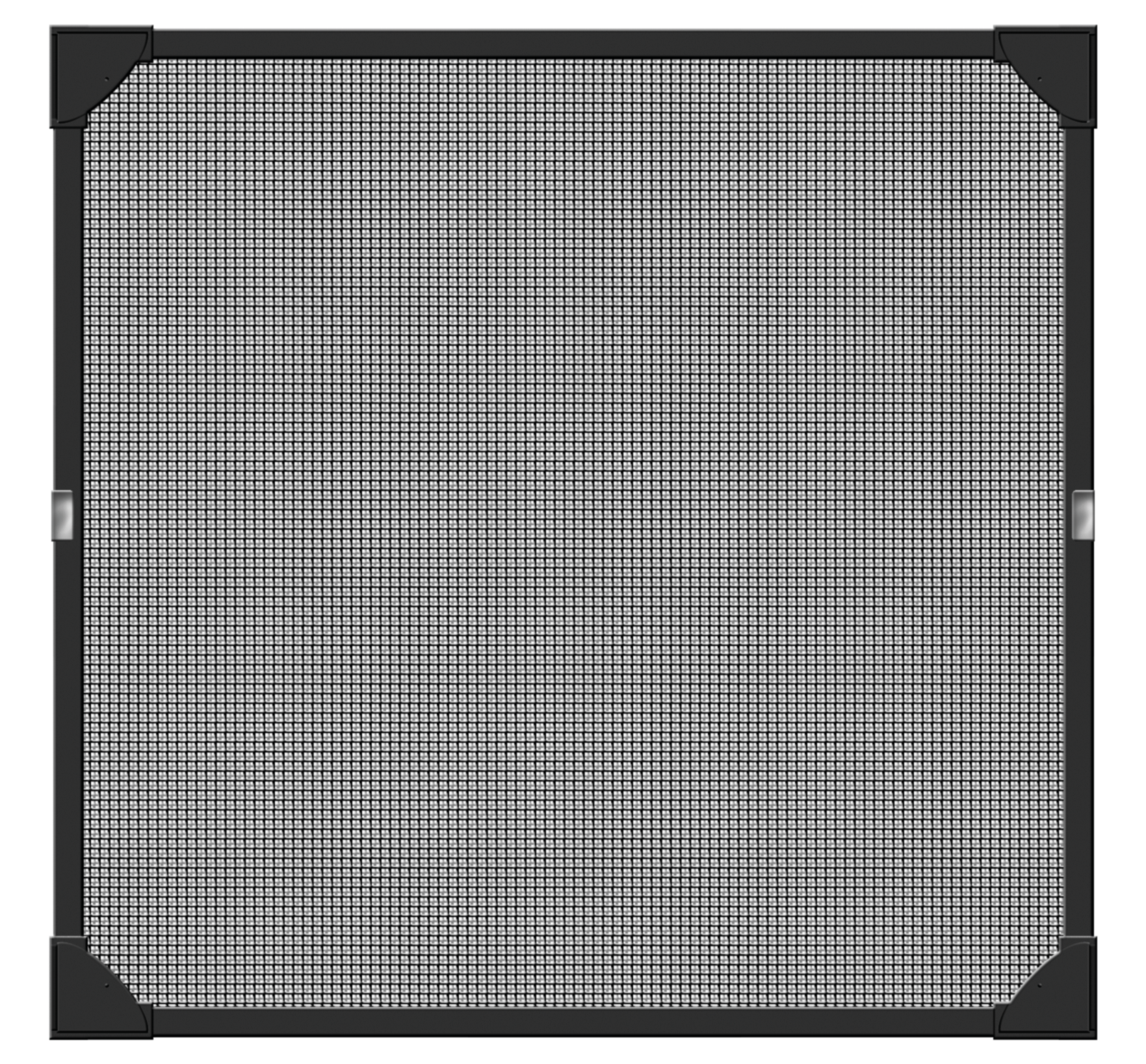 Schellenberg Fliegengitter-Magnetrahmen mit Fiberglasgewebe, anthrazit, 100 x 120 cm - Bild 1