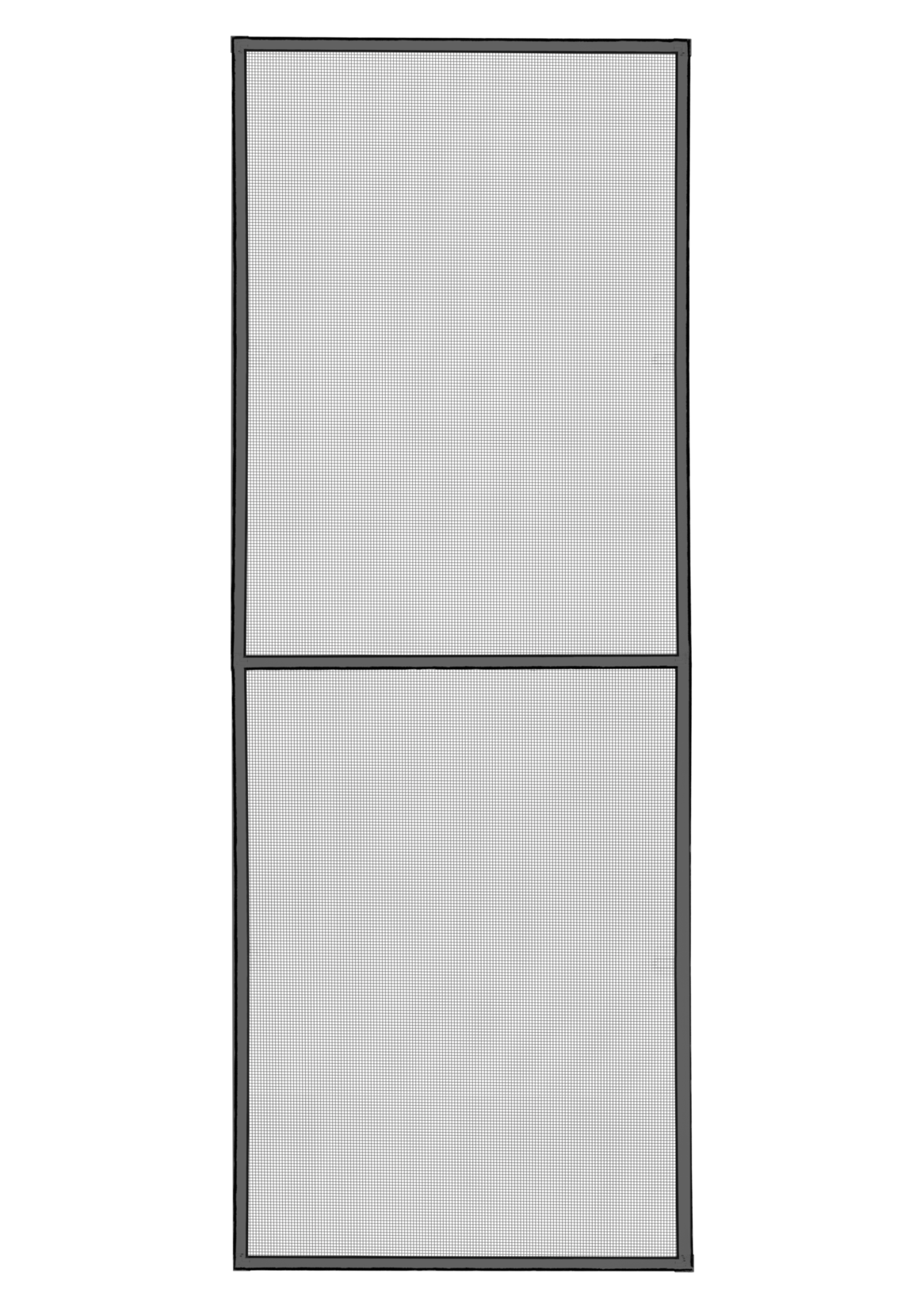 Schellenberg Fliegengitter für bodentiefe Fenster Premium, anthrazit, 120 x 240 cm