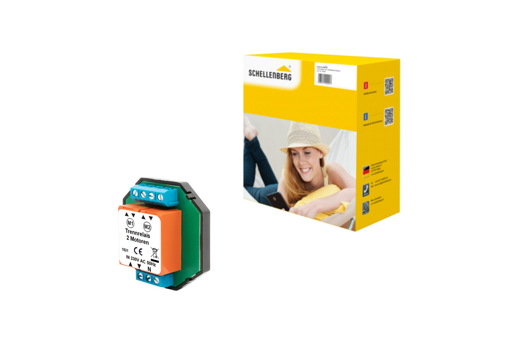 Schellenberg Rolladen-Trennrelais zentral 2-fach | 04003971242017