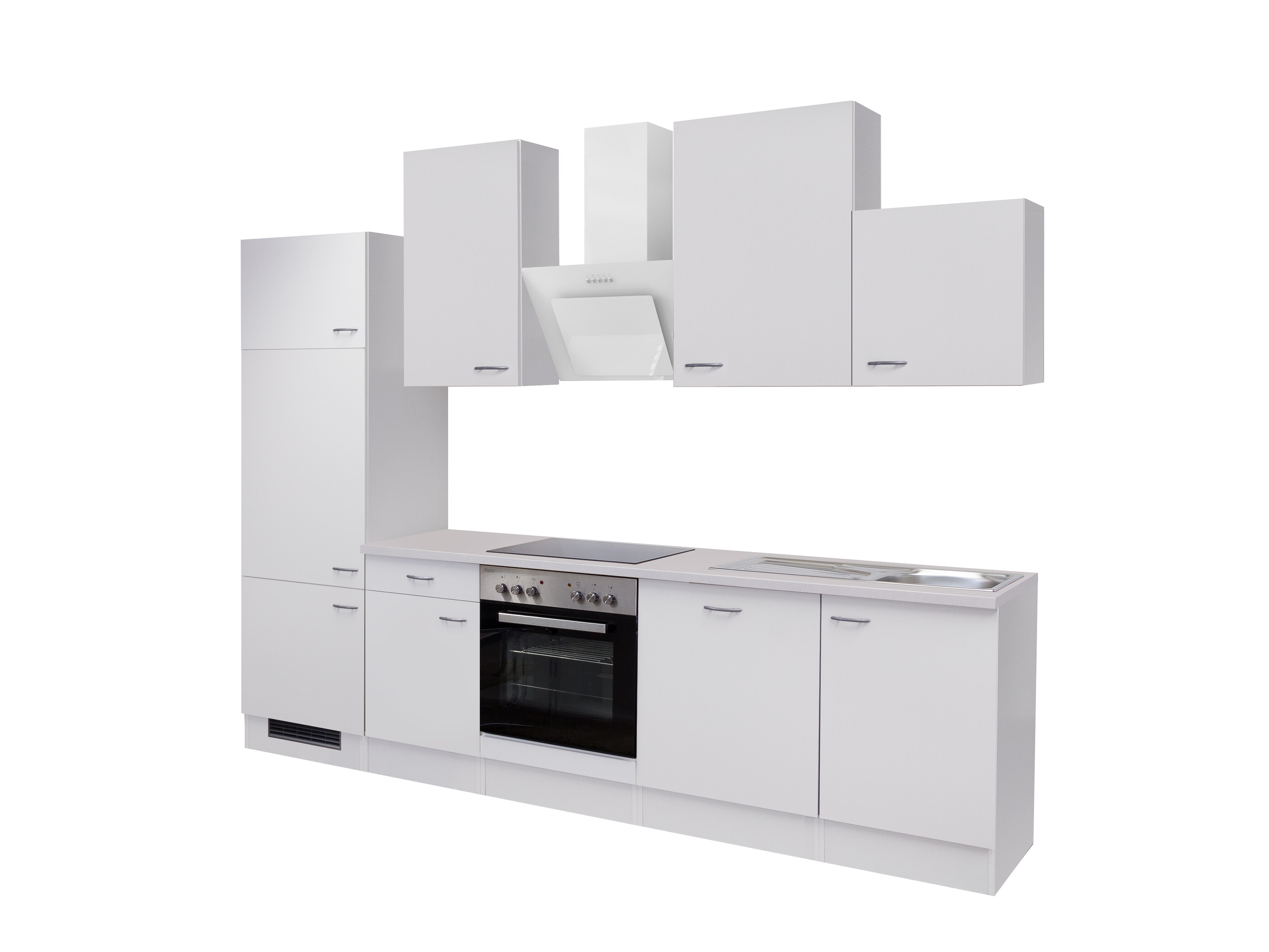 Flex-Well K&uuml;chenzeile 280cm - mit E-Ger&auml;te - G-280-2301-059-WITO - Bild 1