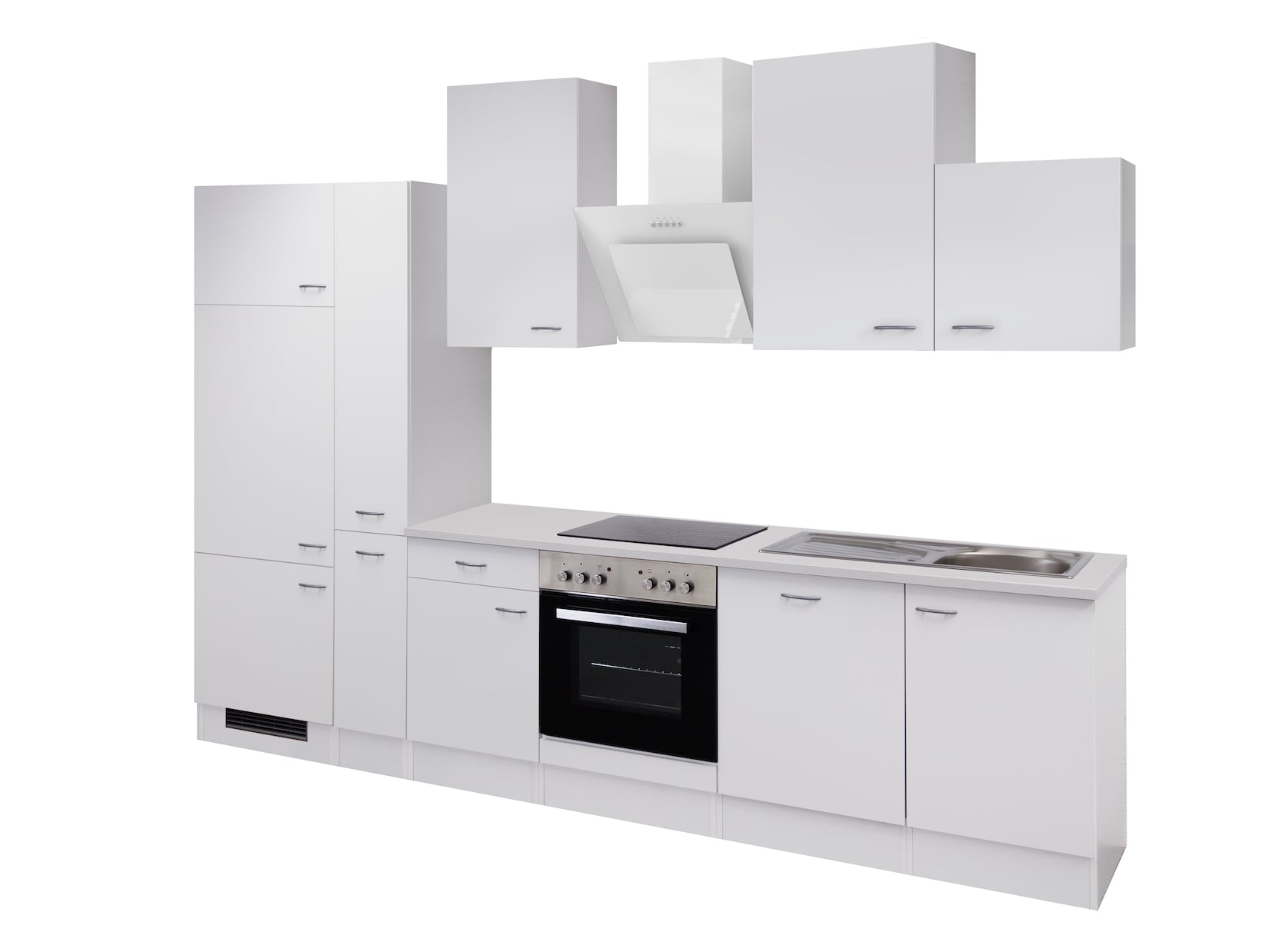 Flex-Well Küchenzeile 310cm -mit E-Geräte - G-310-2601-059-WITO