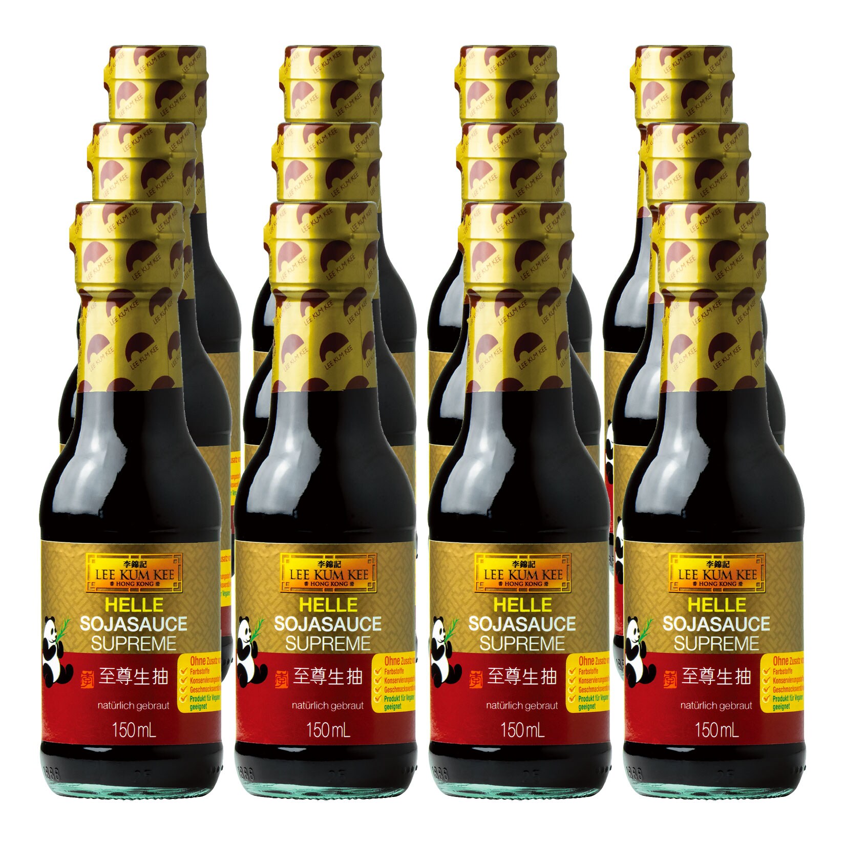 Lee Kum Kee Sojasauce Supreme hell 150 ml, 12er Pack - Bild 1
