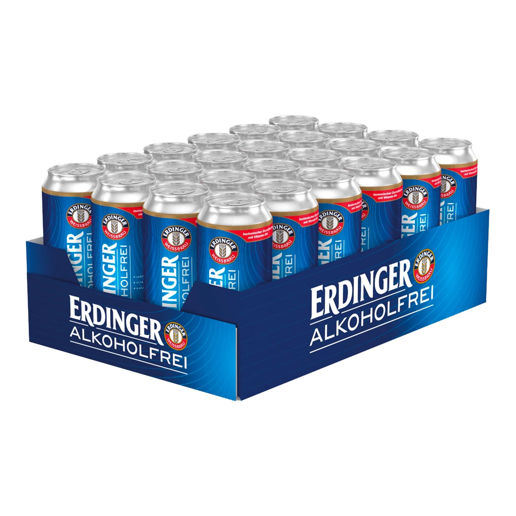 Erdinger alkoholfrei 0,5 Liter Dose, 24er Pack - Bild 1