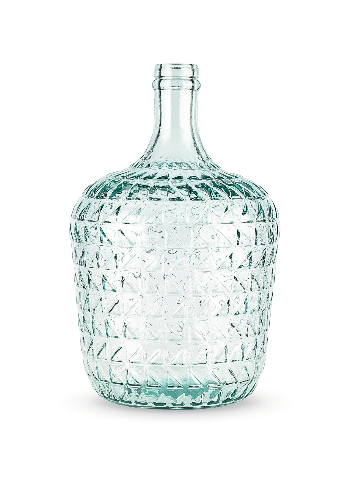 the way up Recyclingglas-Vase Valentina 20cm clear 30cm hoch