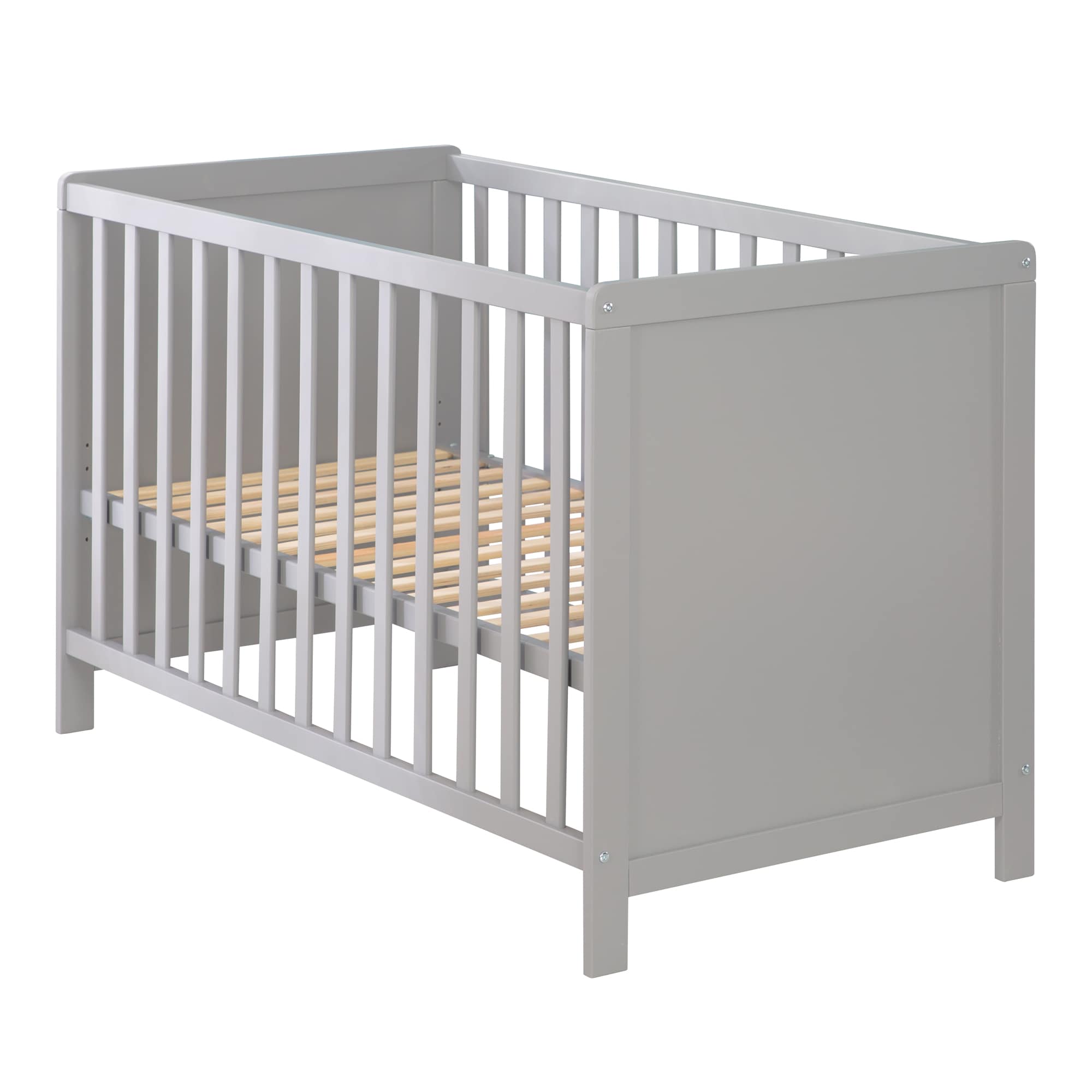 roba 2-in-1 Beistell- & Babybett ca. 60x120 inkl. 'safe asleep&reg;' Matratze & Lattenrost, taupe, h&ouml;henverstellbar, 5 Schlupfsprossen - Bild 1