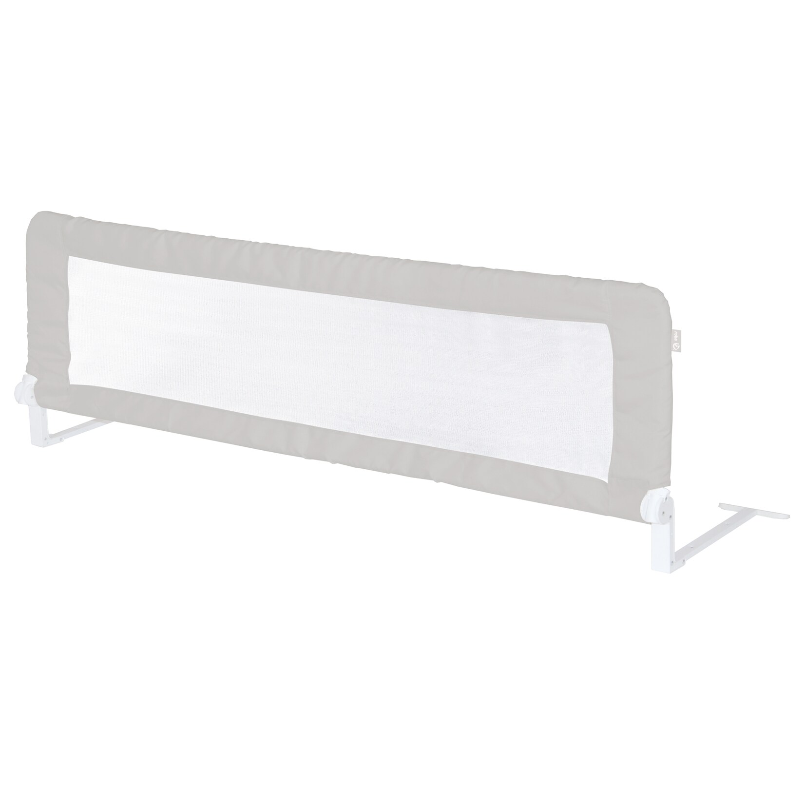 Bettschutzgitter Klipp-Klapp ca. 150 cm, Rausfallschutz klappbar für Babys & Kinder, ca. 50 cm hoch, grau | 04005317315478