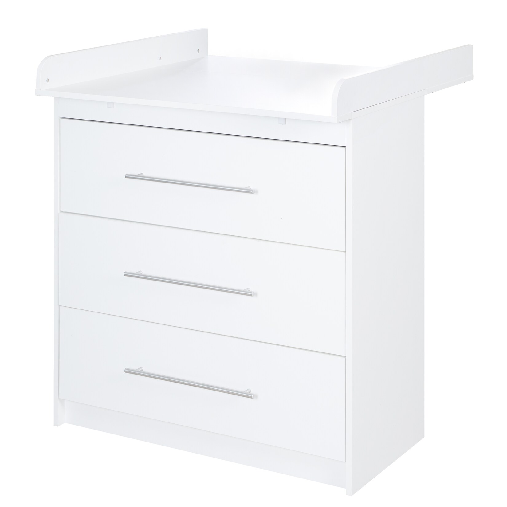 Wickelkommode ‚Maren‘ mit abnehmbarem Aufsatz, schmal, 3 Schubladen, Wickelhöhe 90,5 cm | 04005317321844