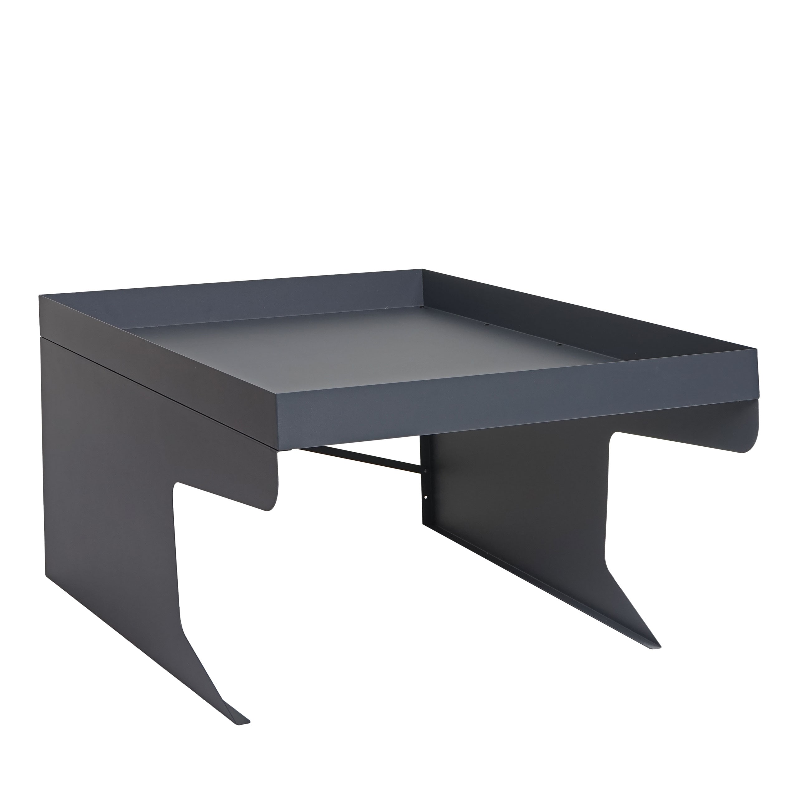 XL M&auml;hroboter-Garage mit Pflanzkasten MCW-G60, Dach Unterstand f&uuml;r Rasenm&auml;her, Metall 47x70x100cm ~ anthrazit - Bild 1