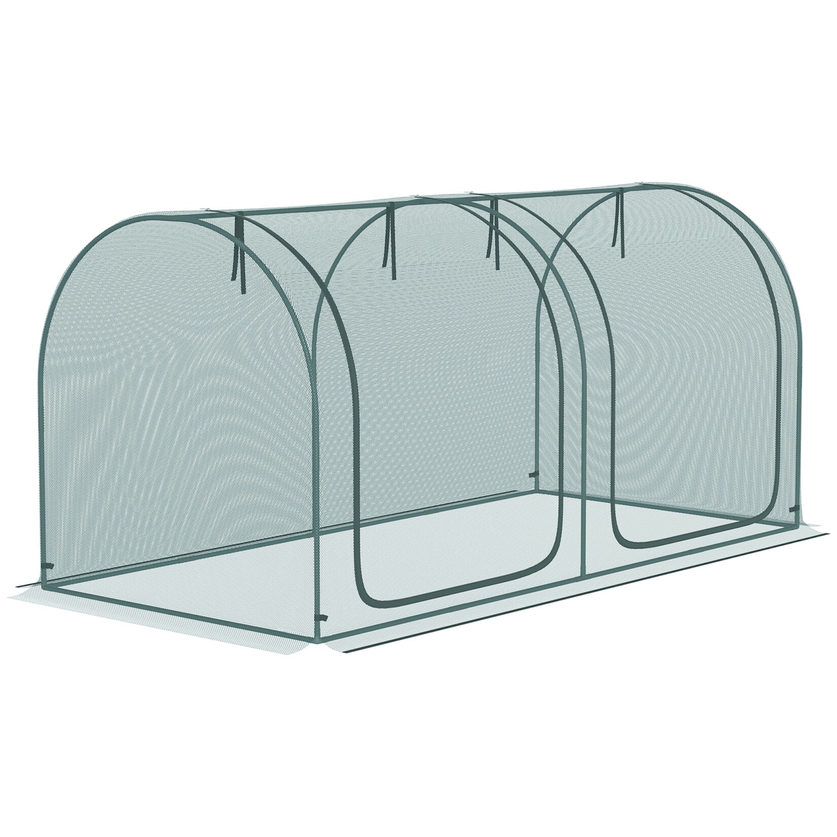 Outsunny Pflanzenschutznetz Stahl, Kunststoff | 04255633518958