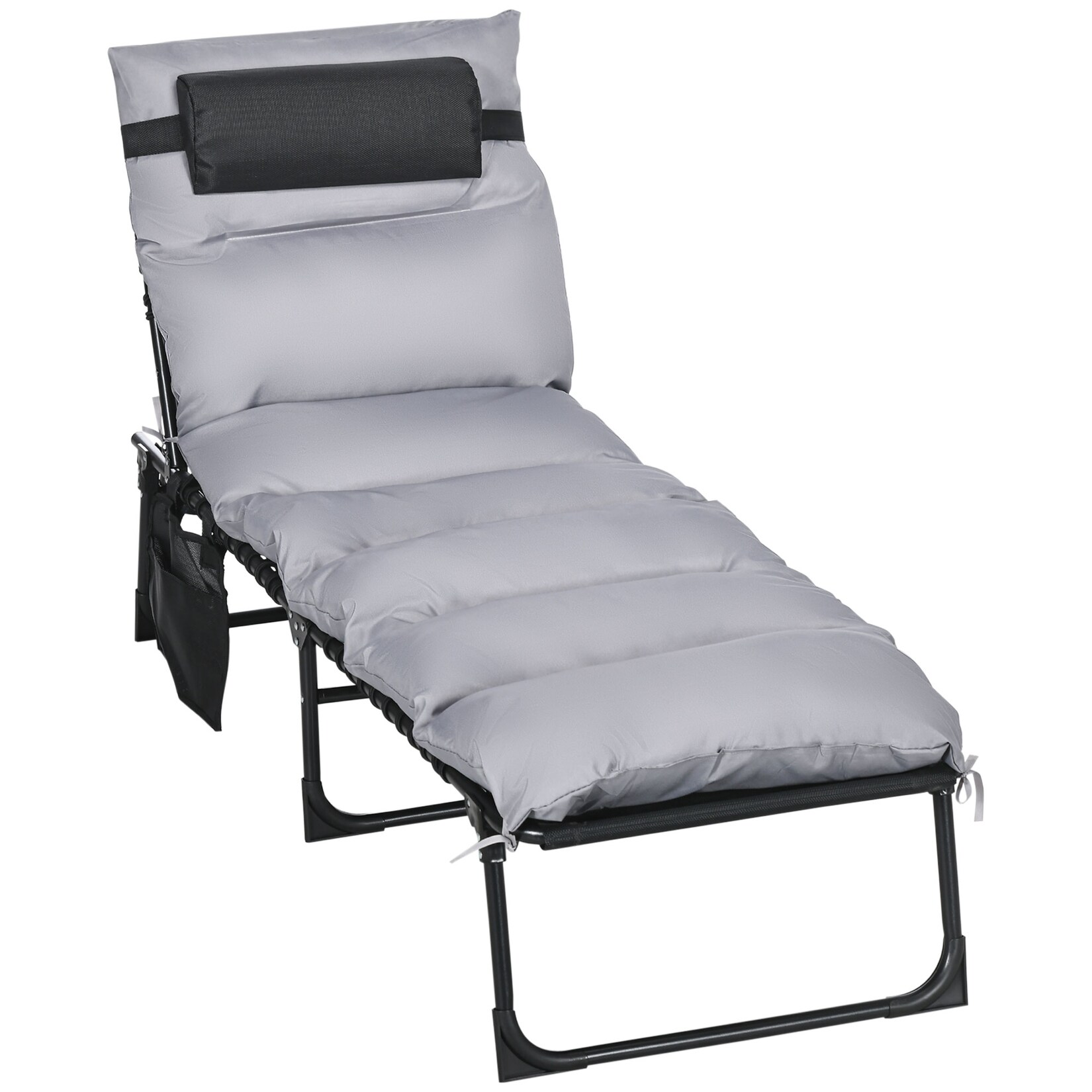 Feldbett Stahl, Polyester