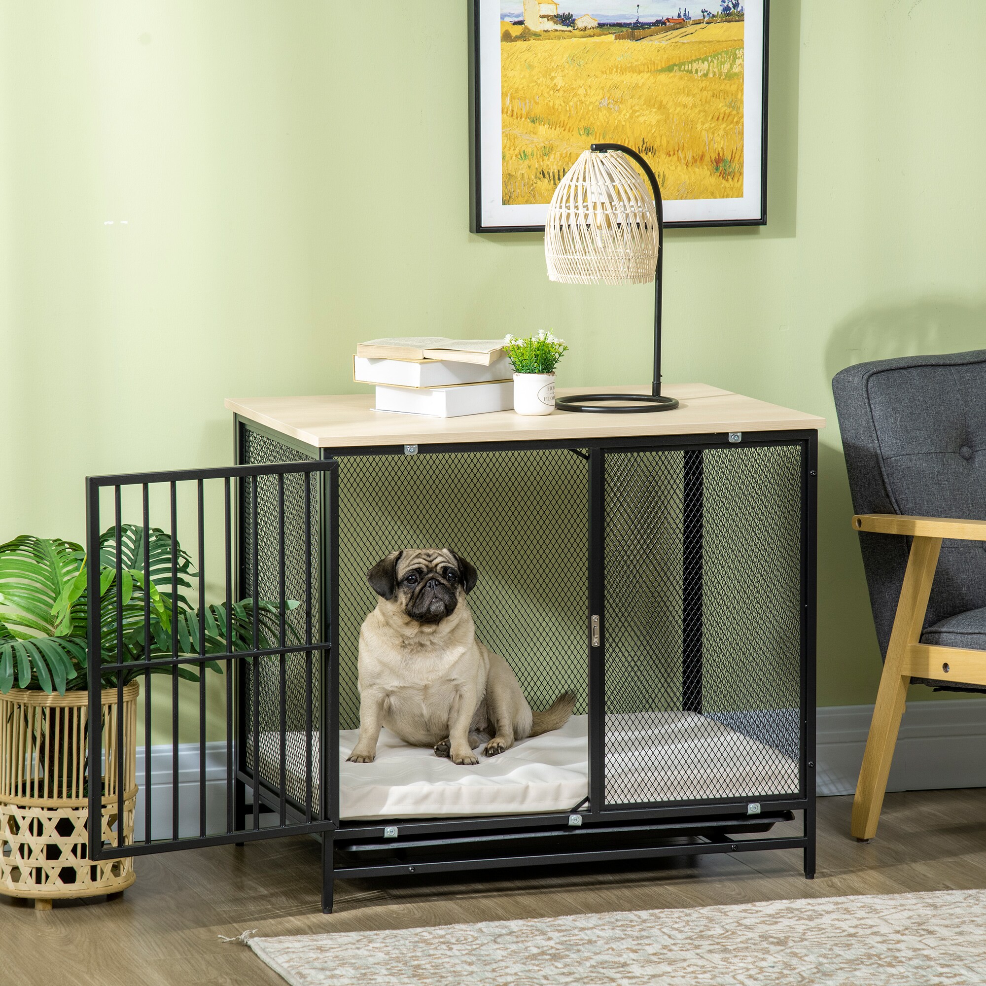 Paw Inspired Hundekäfigmatte – Waschbar, Gepolstert, 104 X 71 Cm, Für 107 Cm Hundeboxen