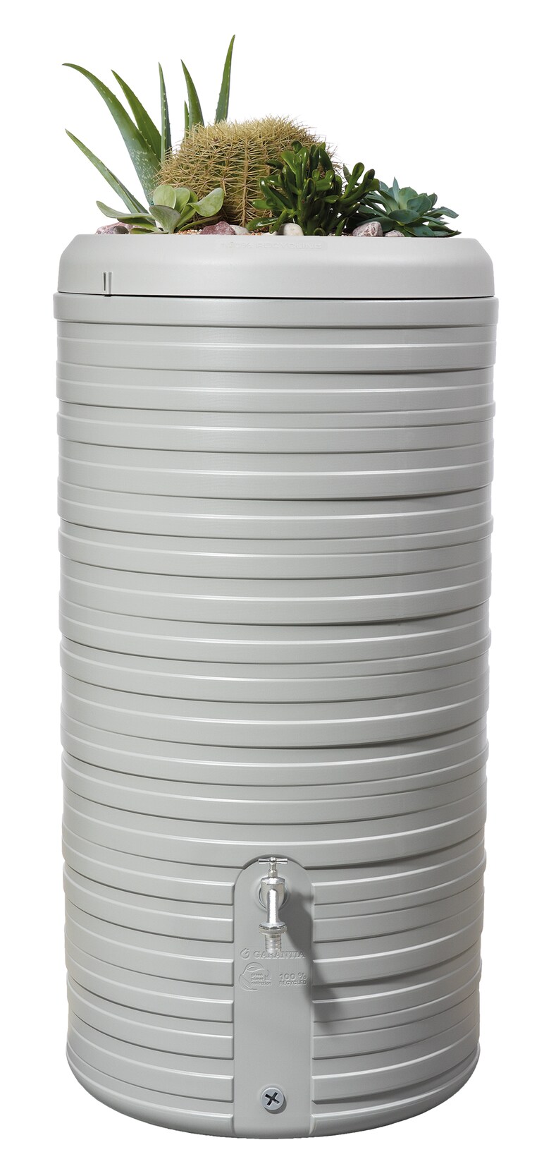 GARANTIA NORDIC 2in1 Regentonne 300 L, steingrau