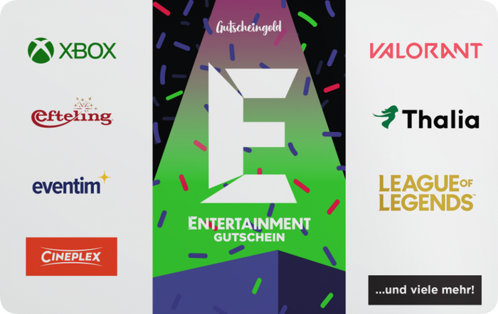 Gutscheingold ENTERTAINMENT Geschenkcode