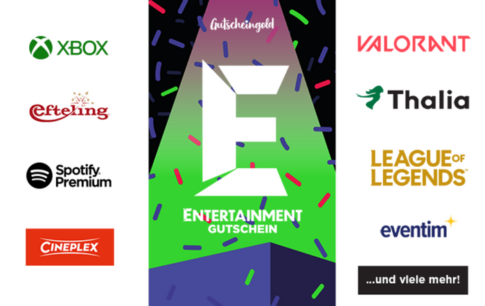Gutscheingold ENTERTAINMENT Geschenkcode - Bild 1
