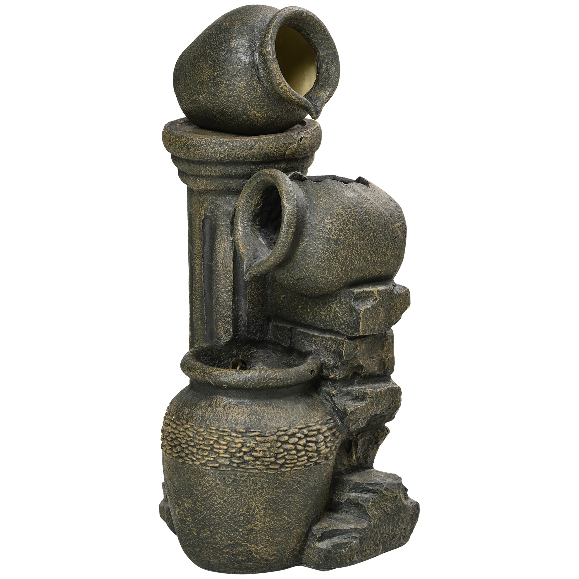 Outsunny Springbrunnen Kunstharz - Bild 1