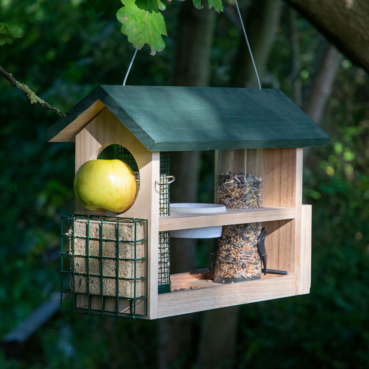 dobar 7-in-1-Futterstation, Holz - Bild 1