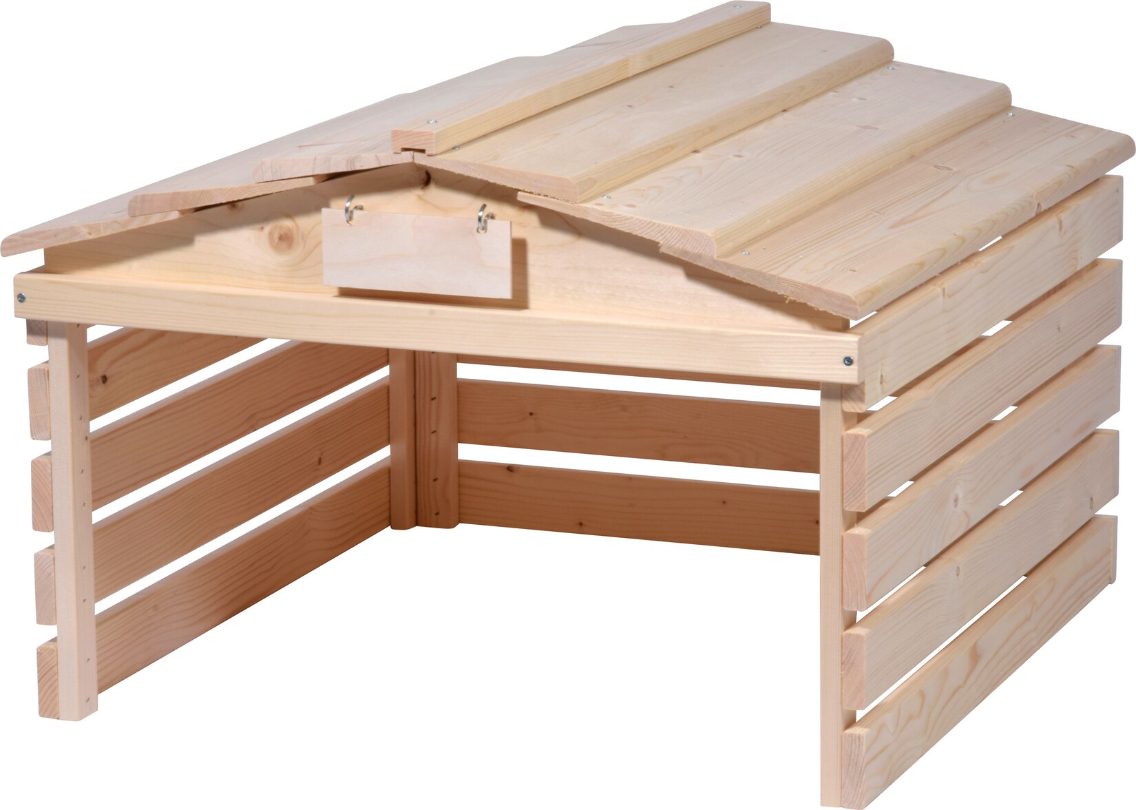 dobar Mährobotergarage mit Schild - versch. Ausführungen