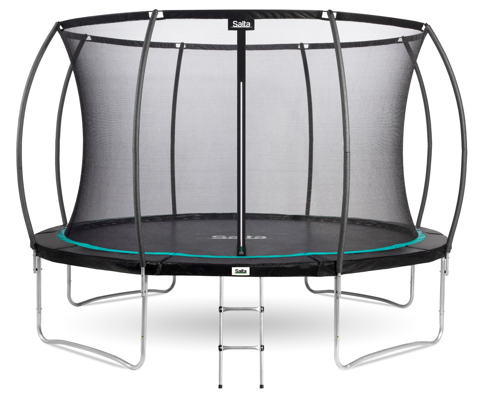 Salta Cosmos 366 cm - Schwarz Inklusive Leiter