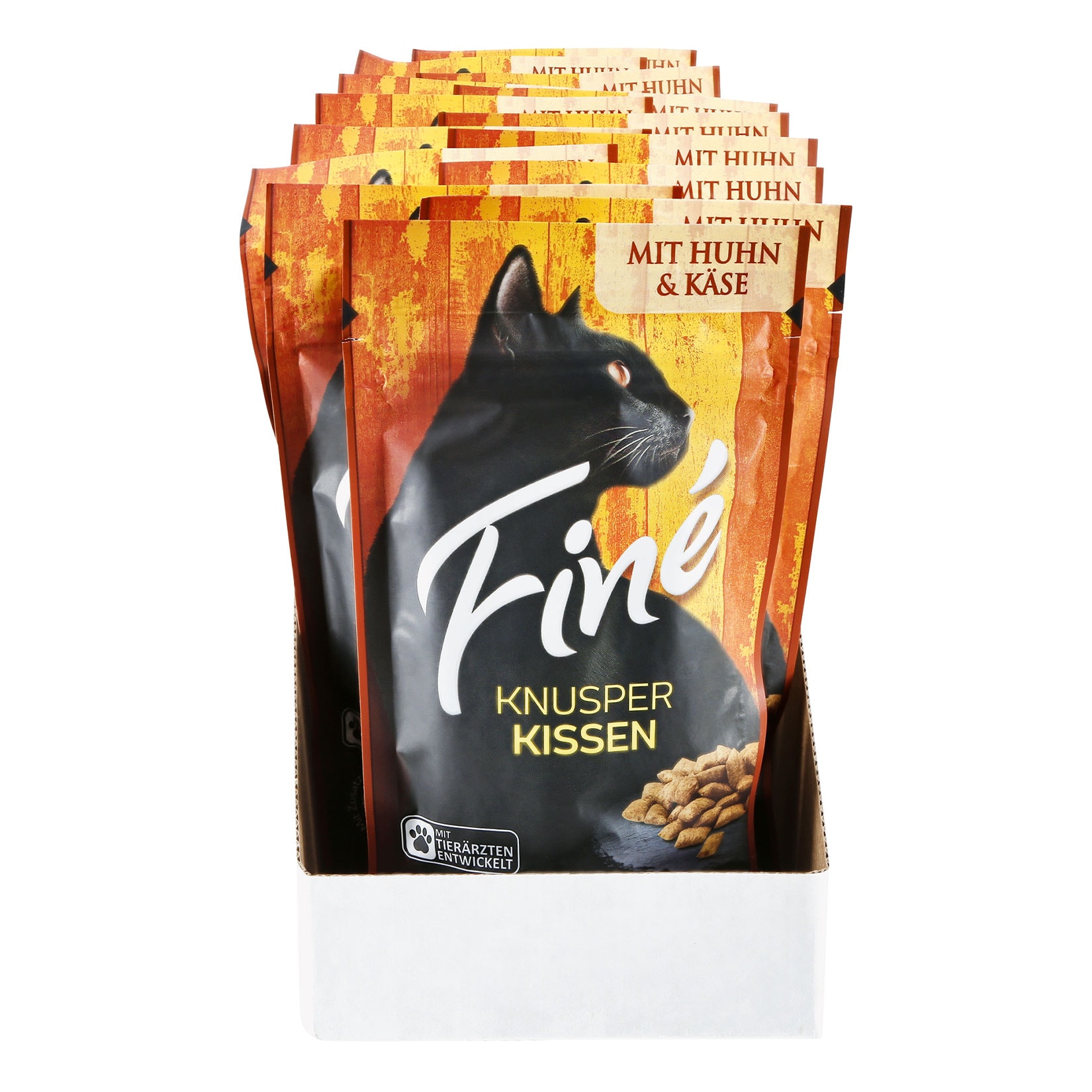 Fin&eacute; Knusperkissen Huhn und K&auml;se 60 g, 18er Pack - Bild 1