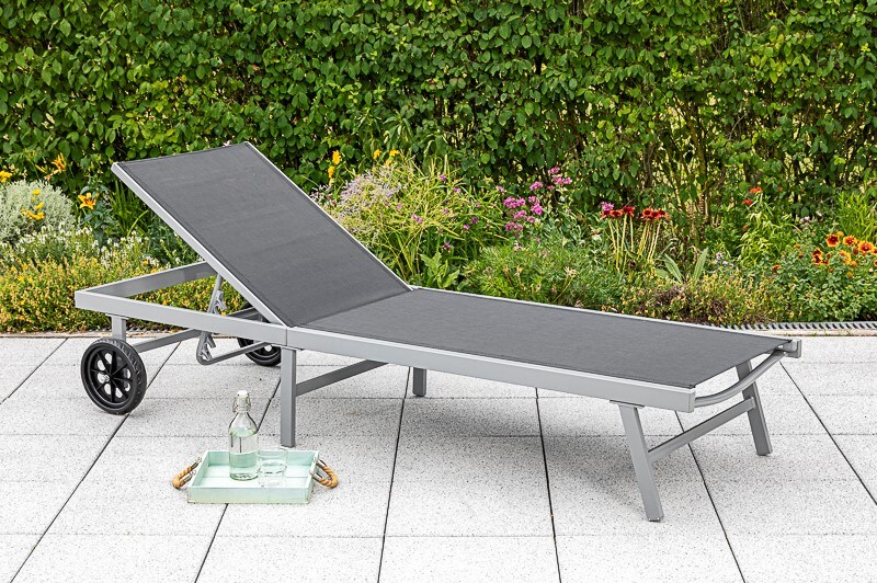 Merxx Tessin Aktionsliege schwarz - Bild 1