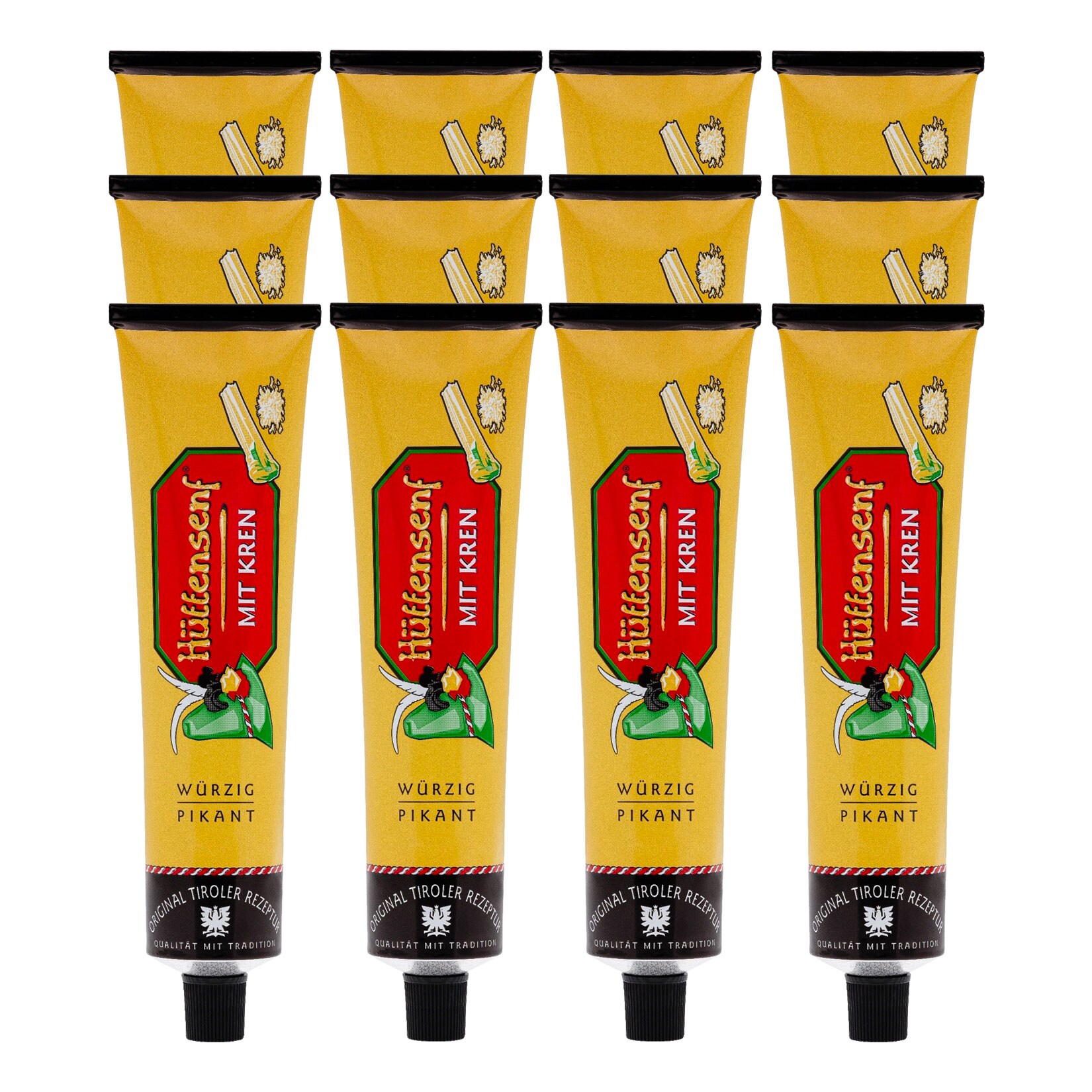 Mautner Markhof H&uuml;ttensenf mit Kren 200 g, 12er Pack - Bild 1