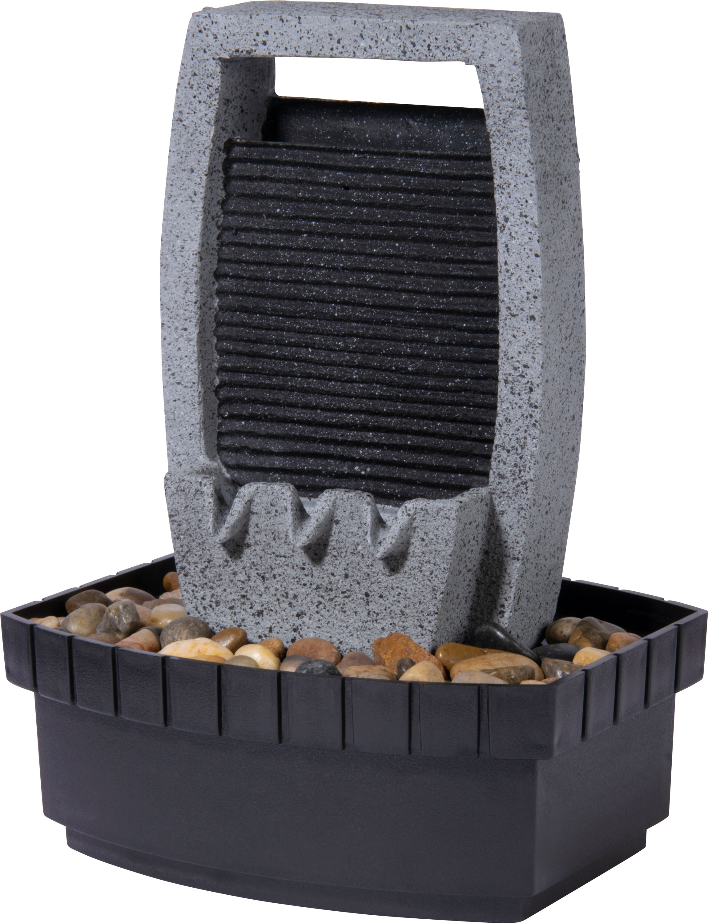 dobar Kleiner Polyresin-Brunnen mit Pumpe - versch. Ausf&uuml;hrungen - Bild 1