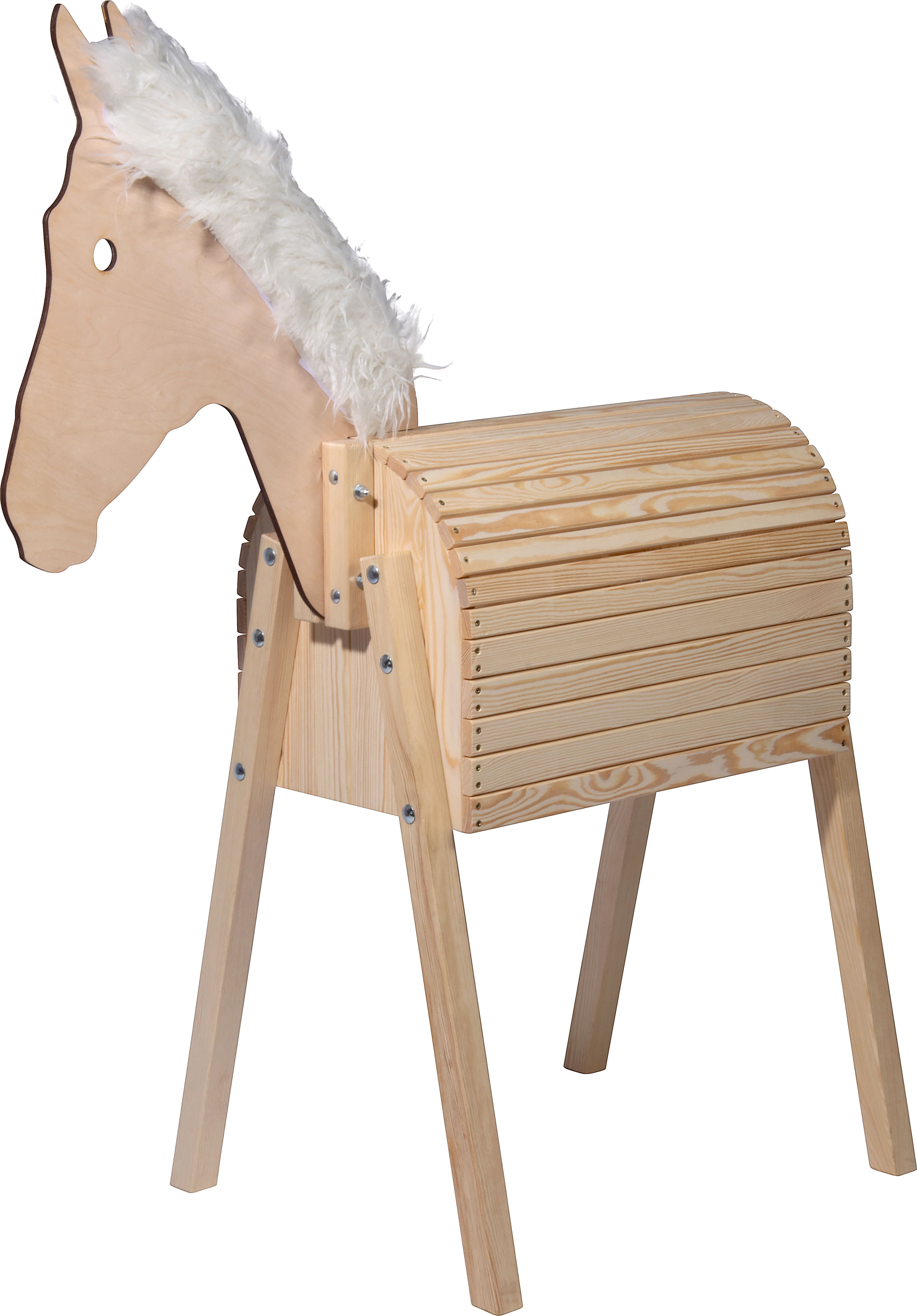 dobar Gro&szlig;es Spielpferd aus Holz - versch. Ausf&uuml;hrungen - Bild 1