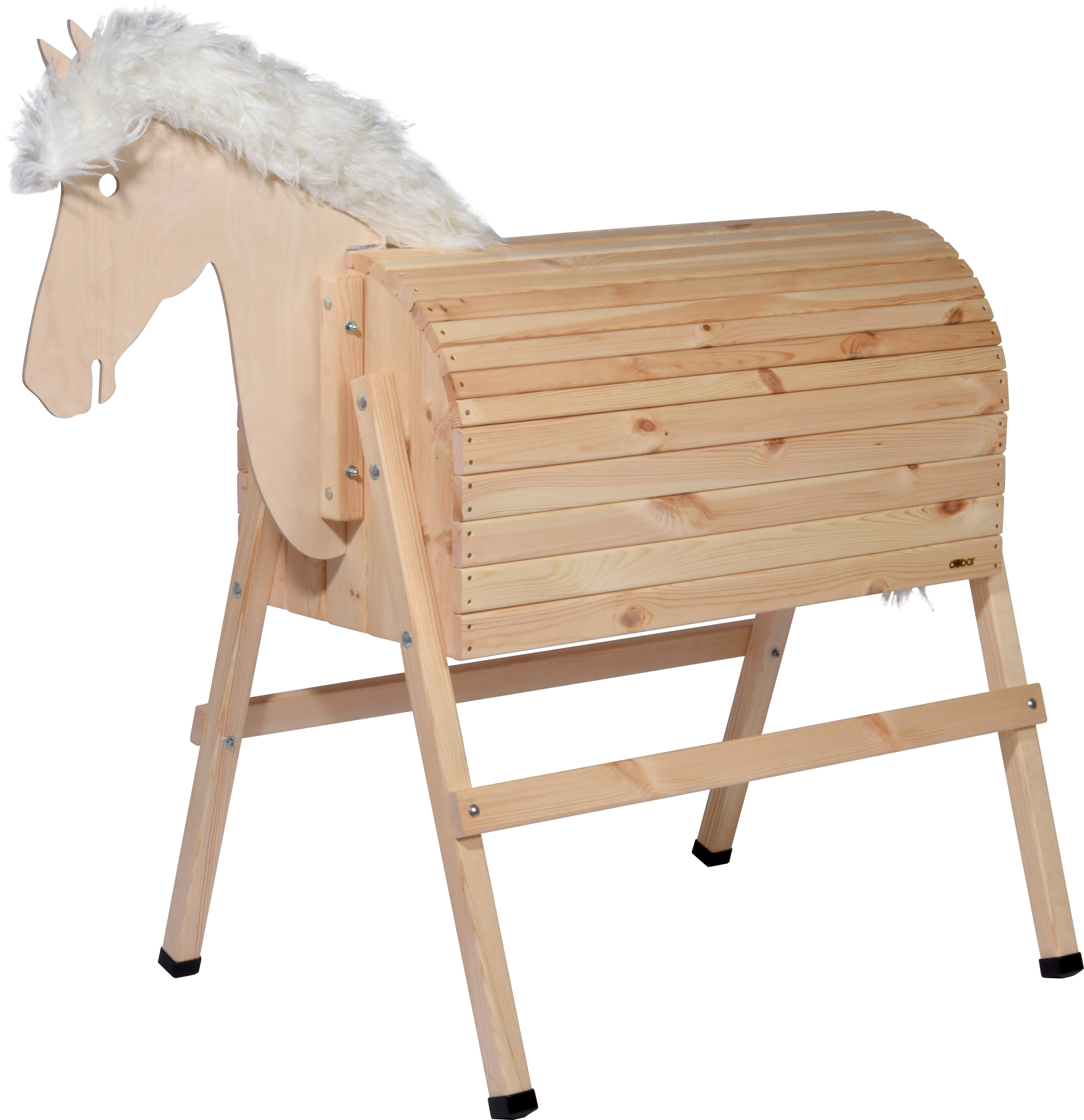 dobar Gro&szlig;es Spielpferd aus Holz - versch. Ausf&uuml;hrungen - Bild 1