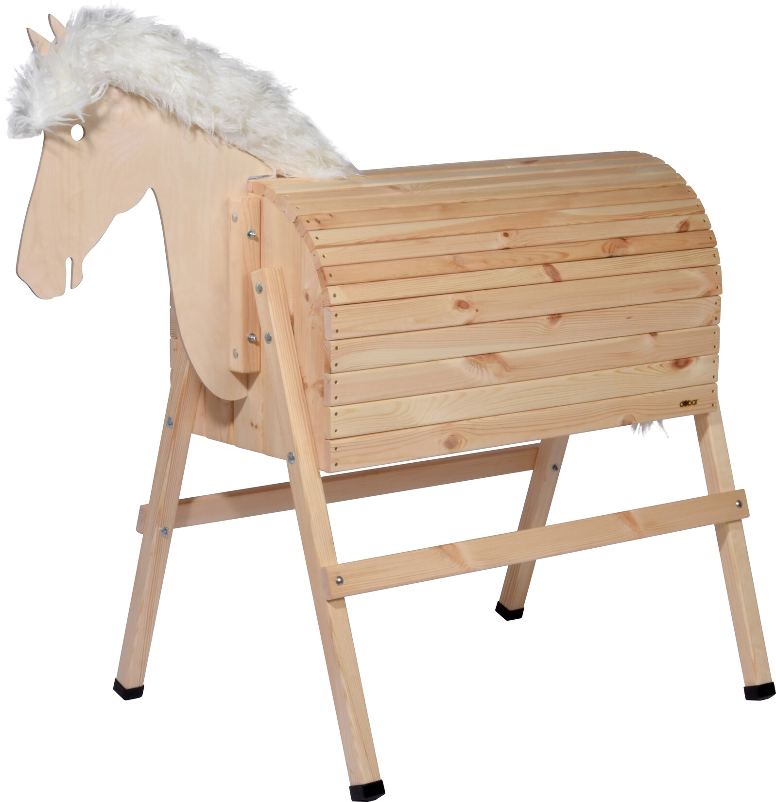 dobar Großes Spielpferd aus Holz - versch. Ausführungen