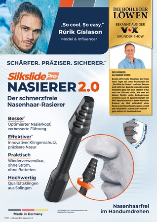 Silkslide Nasenhaartrimmer 2.0 8cm anthrazit online kaufen bei Netto | Bad, ab 22.01.