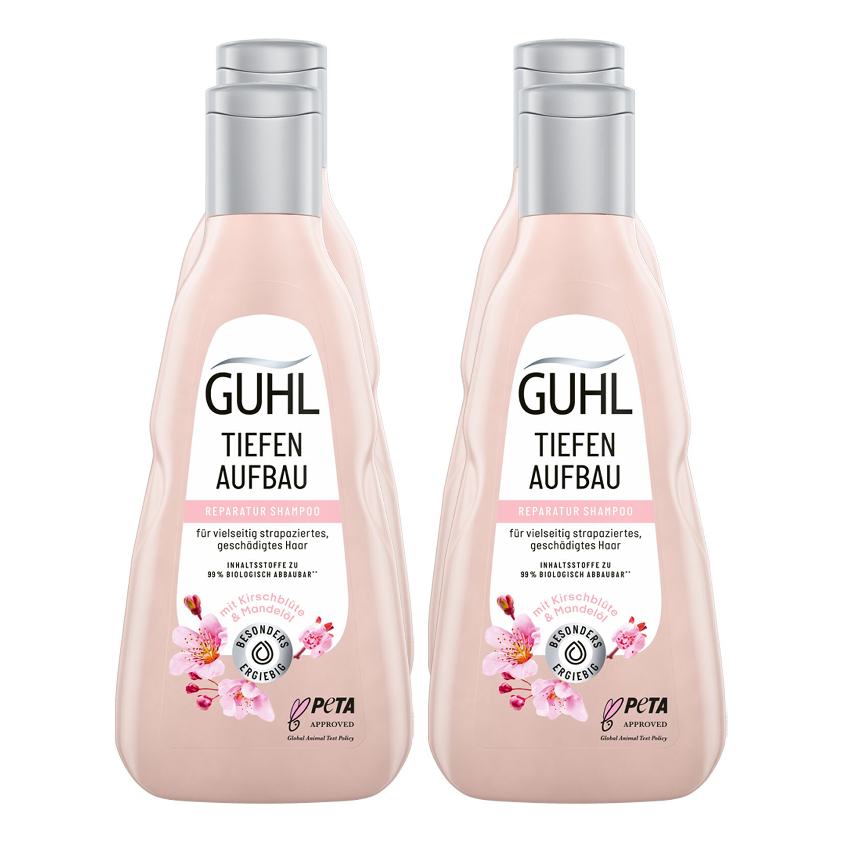 Guhl Shampoo Tiefen Aufbau 250 ml, 4er Pack - Bild 1