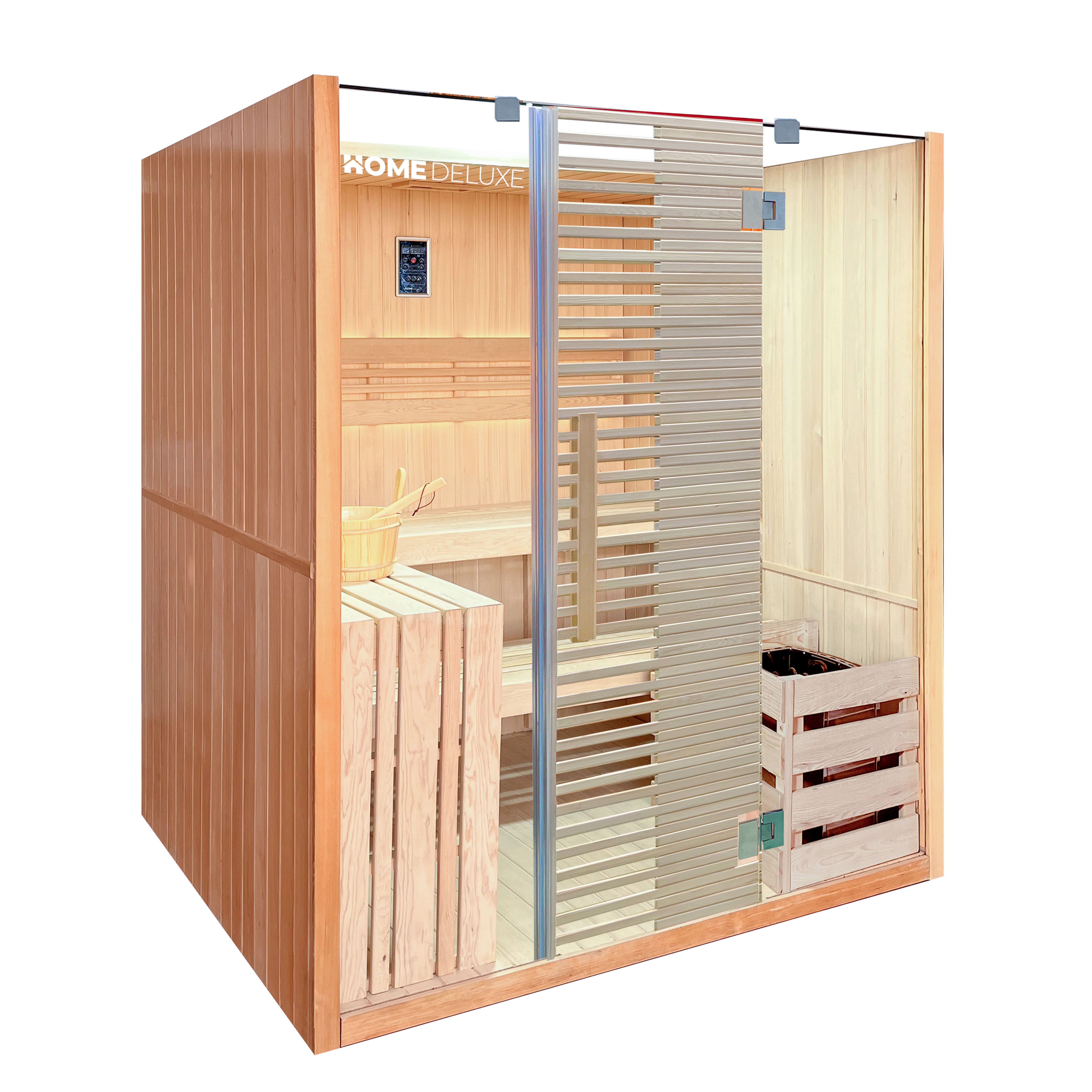 Home Deluxe Traditionelle Sauna OMAHA - Bild 1