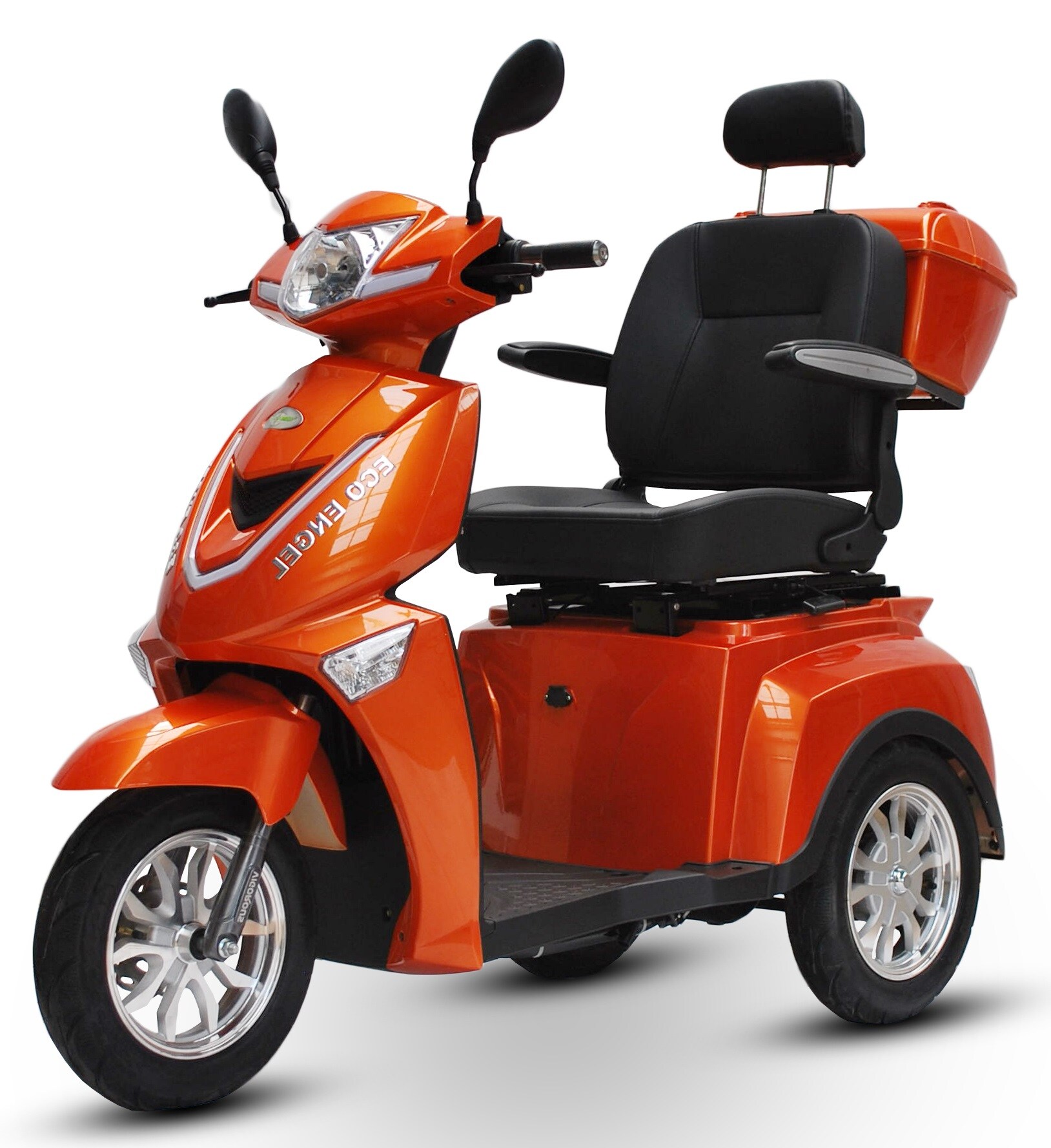 ECO ENGEL 504, Elektroroller 25 km/h mit 20 Ah Li-Io Akku, 1000 Watt, Orange - Bild 1