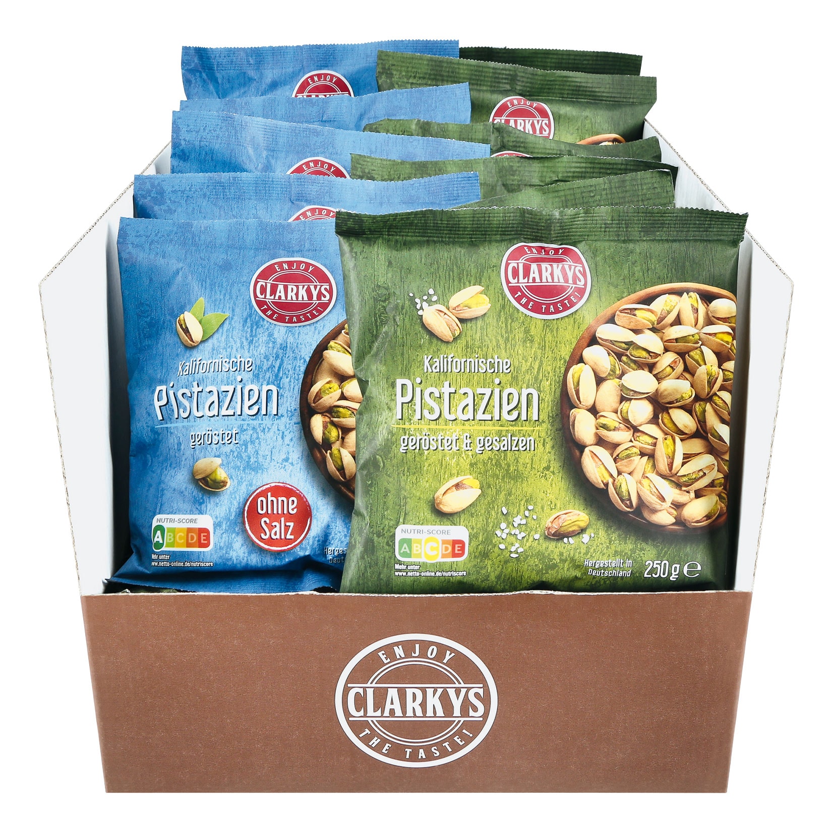Clarkys Pistazien 250 g, verschiedene Sorten, 30er Pack - Bild 1