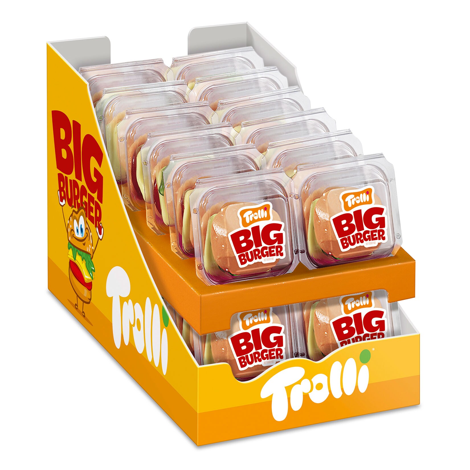 Trolli Big Burger XXL 50 g, 24er Pack - Bild 1