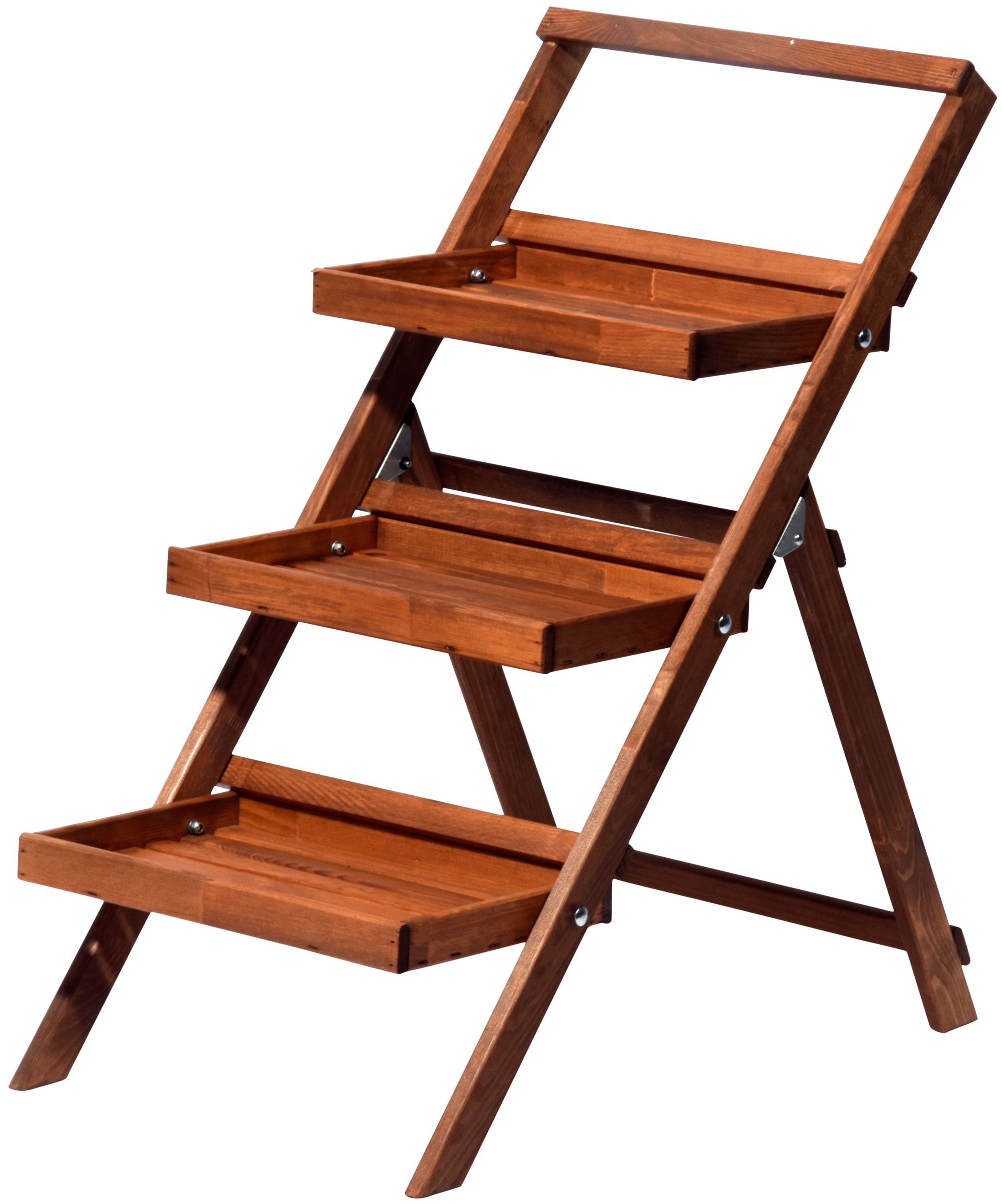 Klappbare Pflanztreppe mit drei Stufen - versch. Ausf&uuml;hrungen - Bild 1